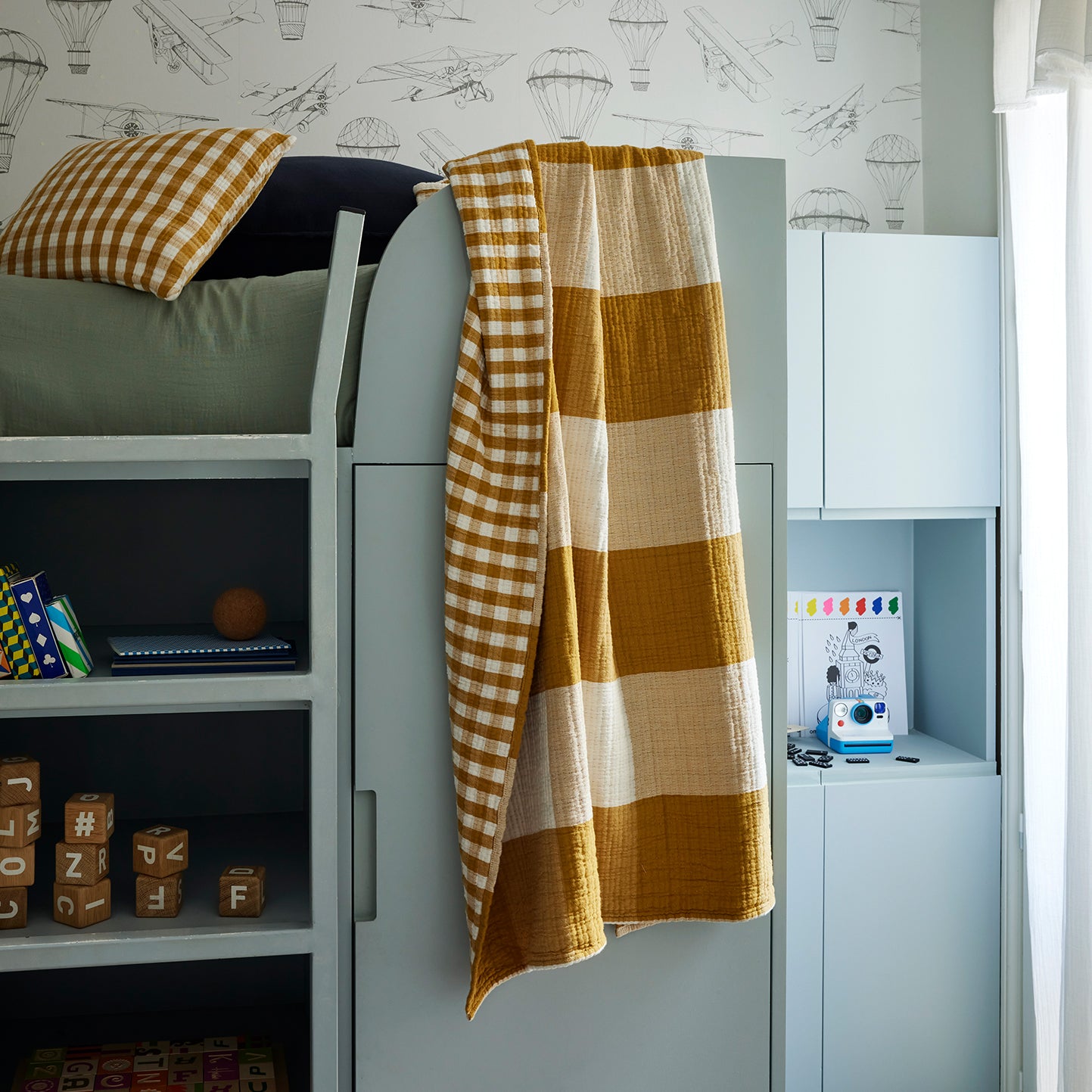 Okergele JEANIE kussenhoes