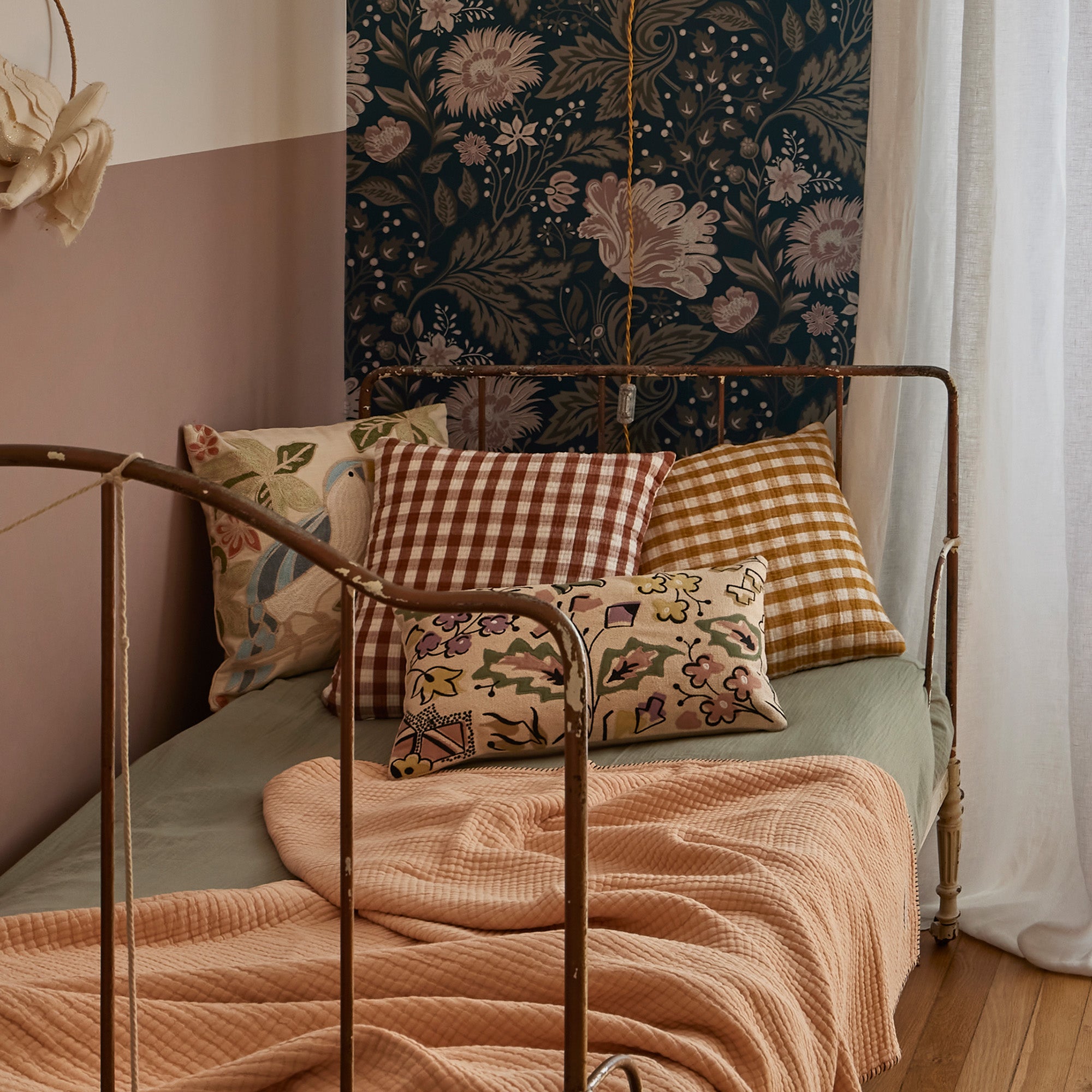 JEANIE mokka kussenhoes