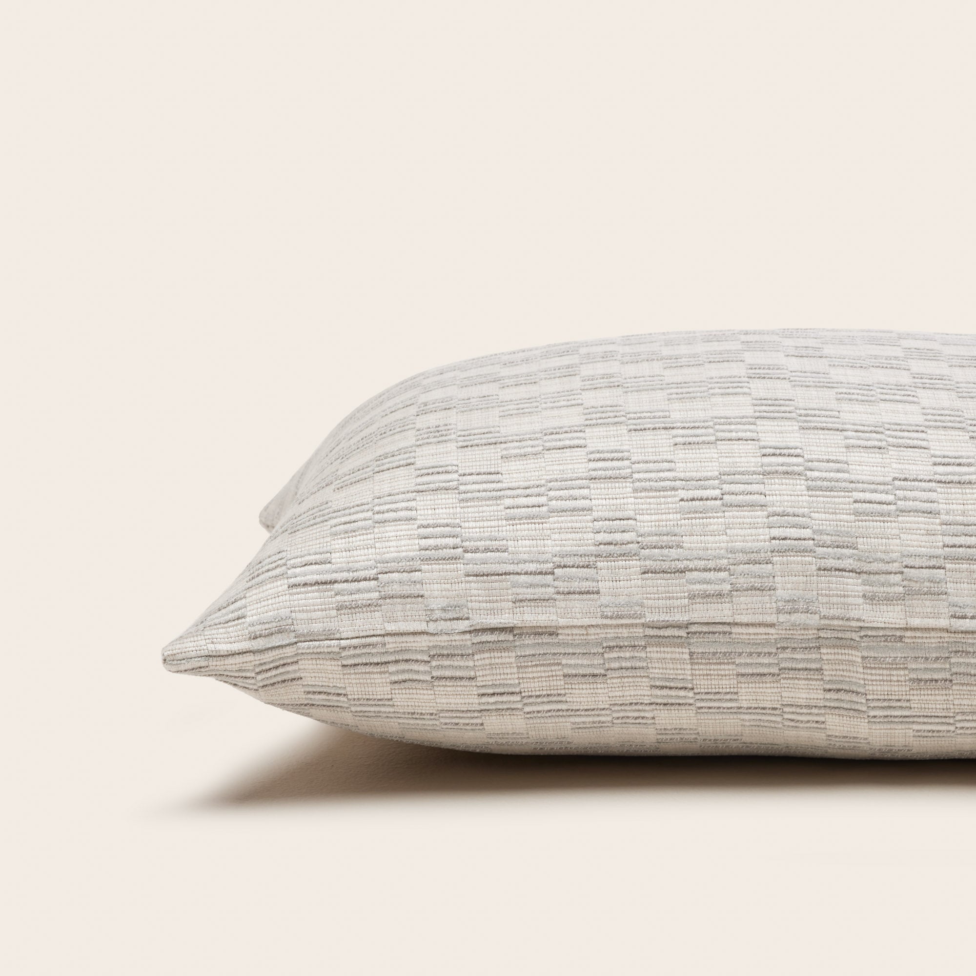 Housse de coussin KAPLAN ivoire et naturel