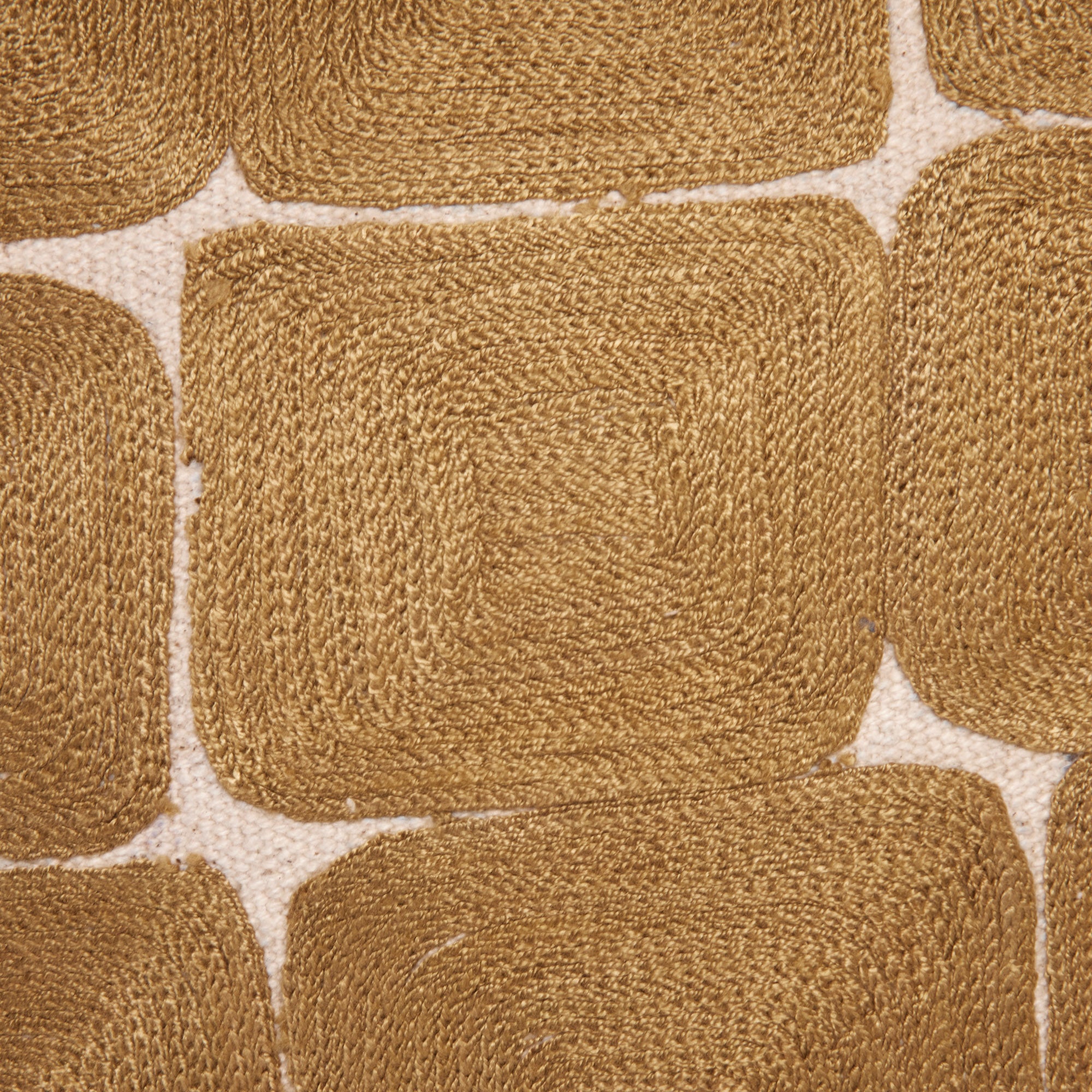 Housse de coussin KARTY naturel jaune doré