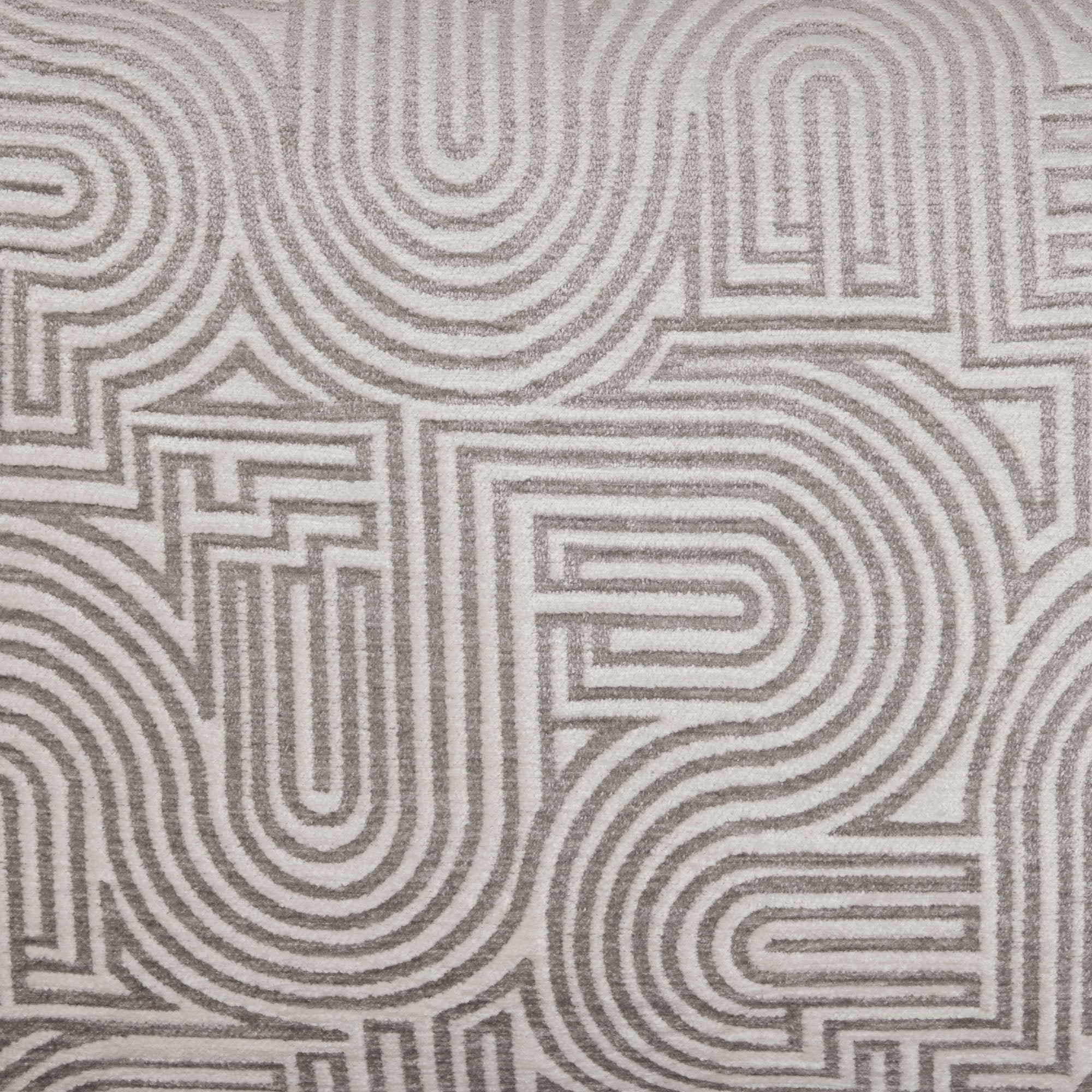 Housse de coussin KLARK blanc et naturel