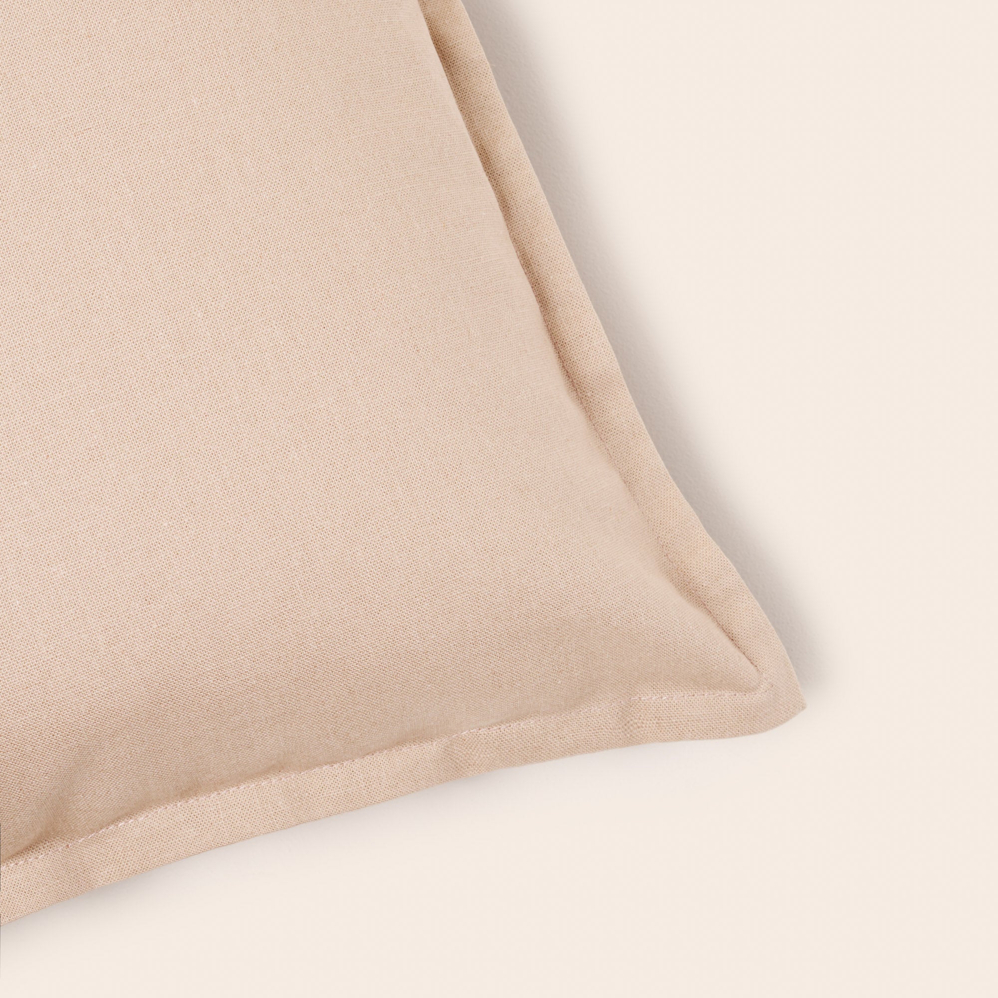 LEOLINO kussenhoes mineraalbeige