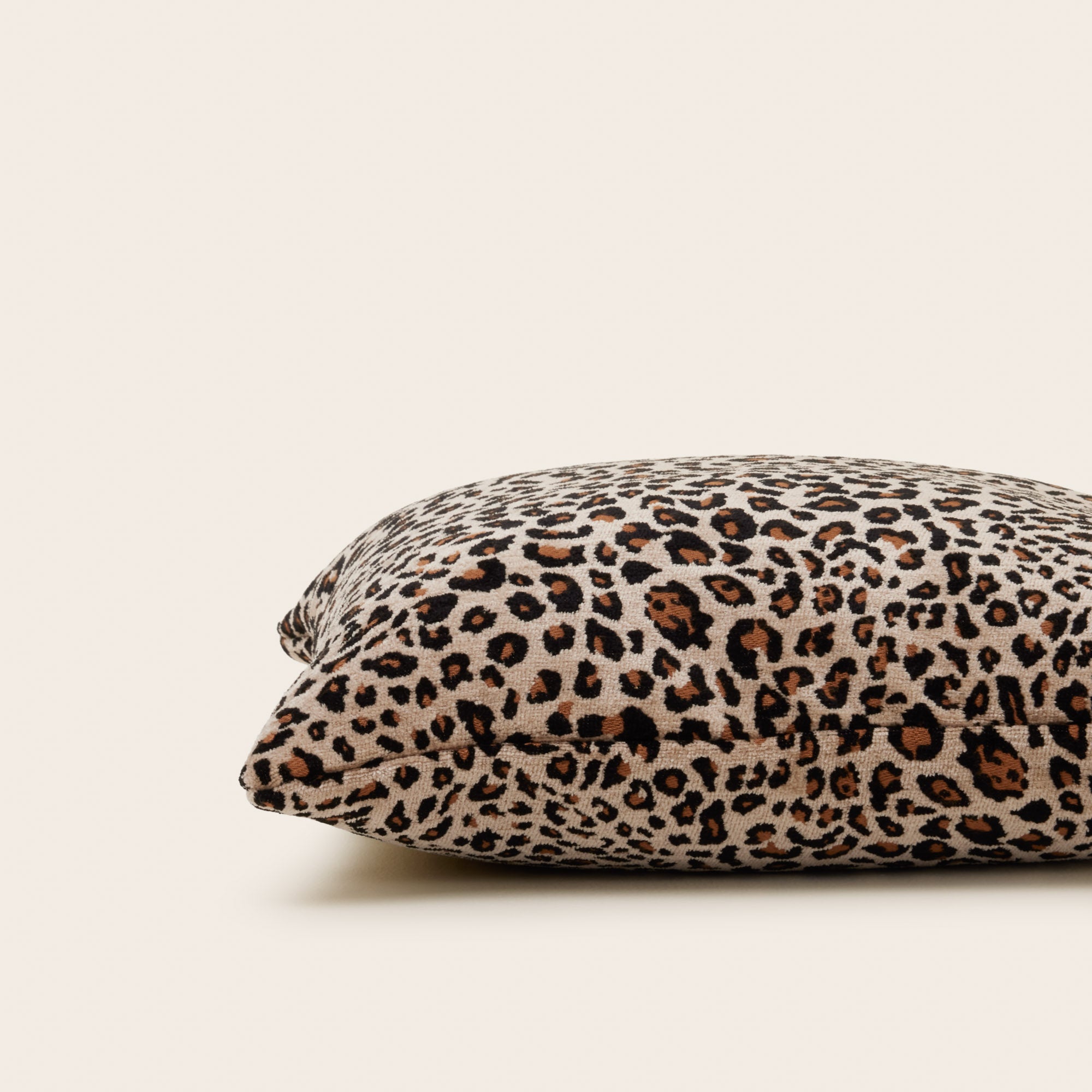 LEOPOLDO Kissenbezug in Beige und Rehbraun