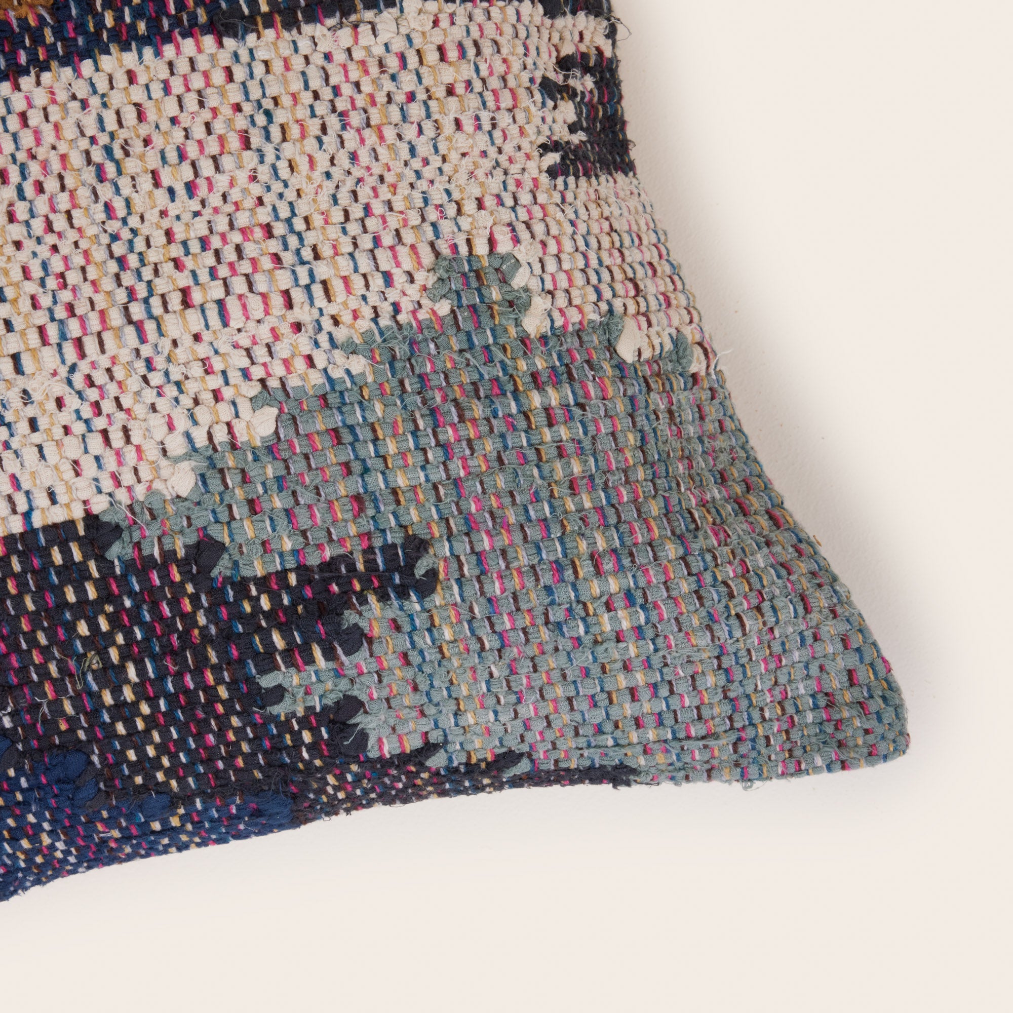 Housse de coussin MARVIN camouflage bleuté