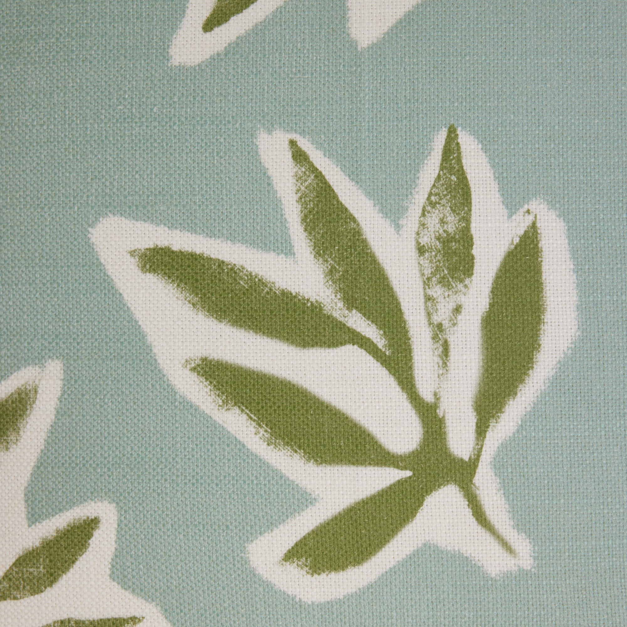 Housse de coussin MATHYAS céladon et olive