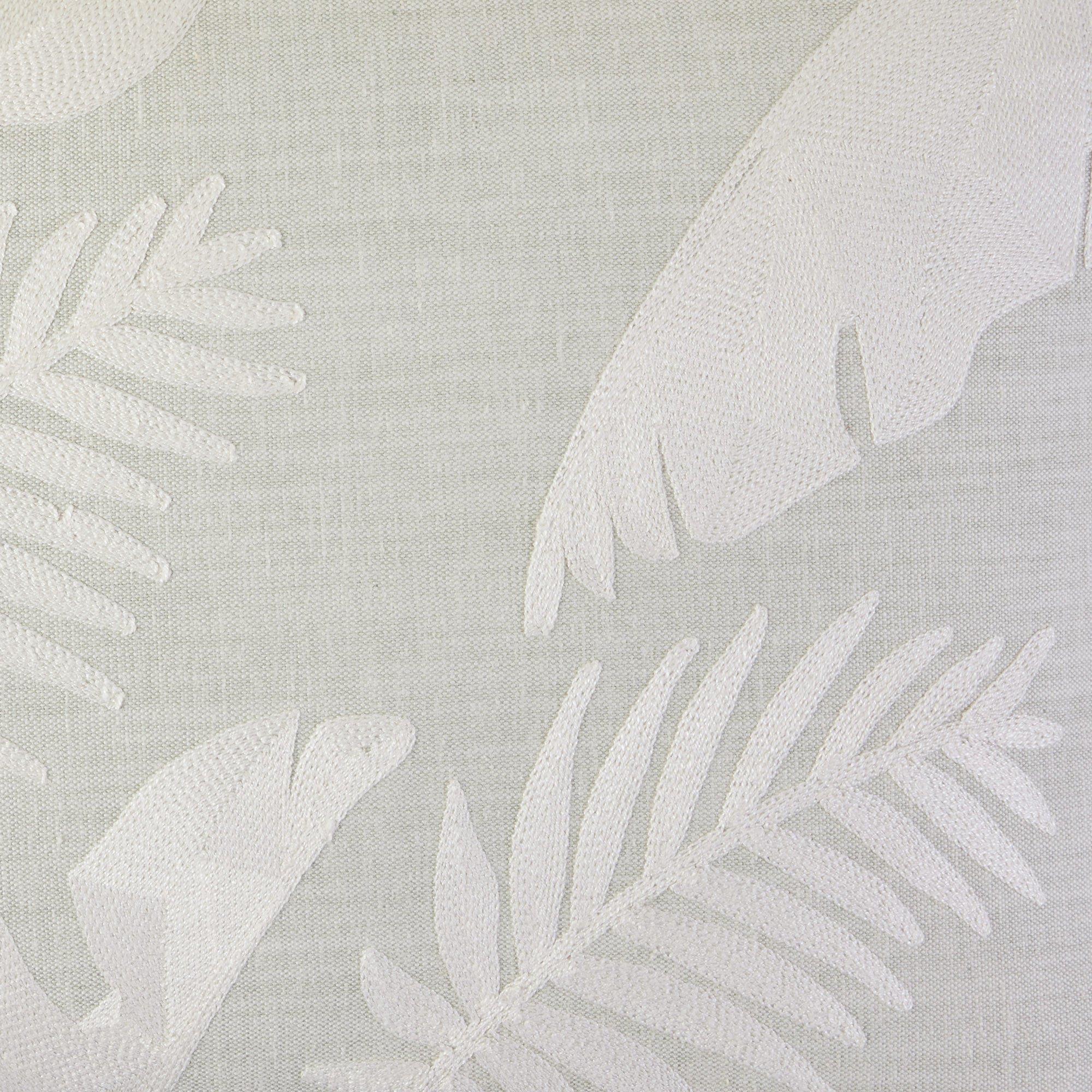 Housse de coussin MUSA vert et naturel