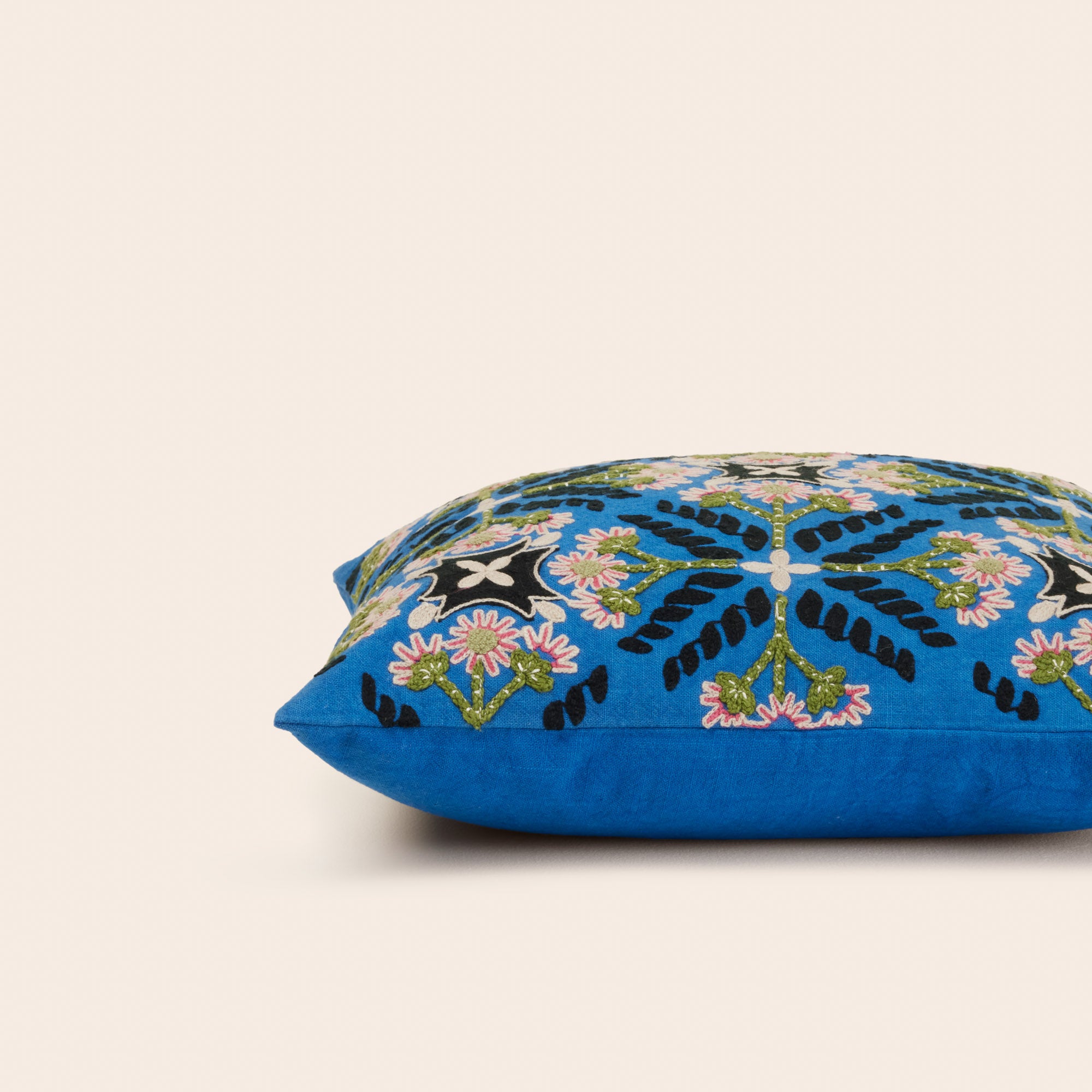 Fodera per cuscino NAJOUA blu e multicolore