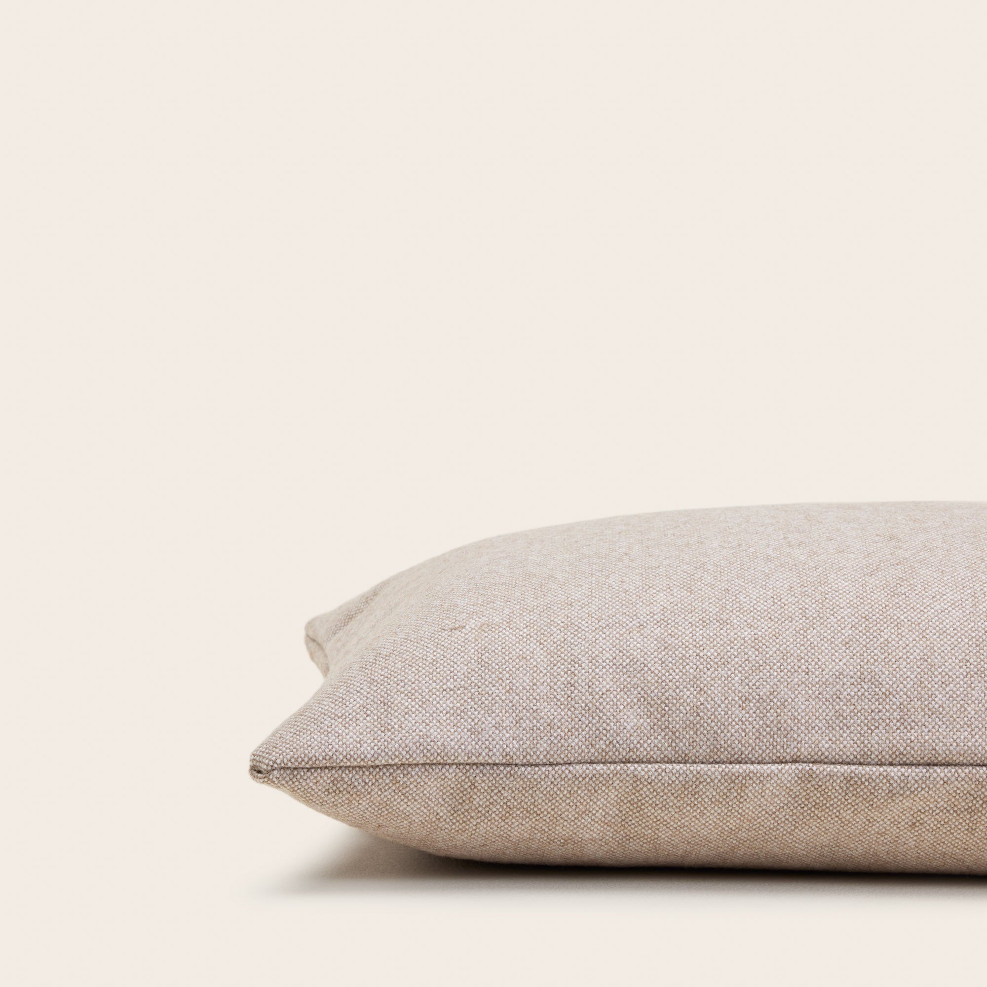 Housse de coussin NERIO chiné naturel