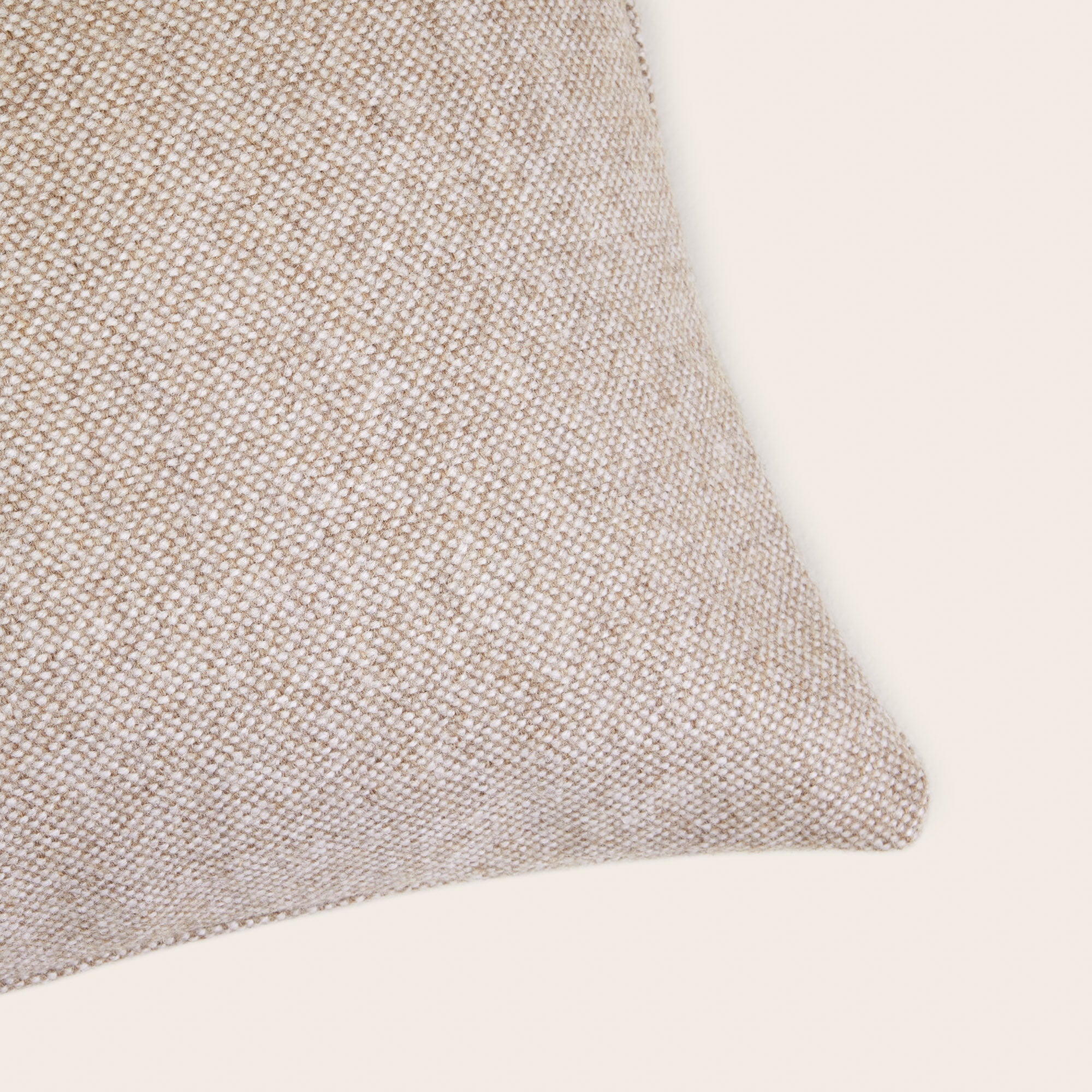 Housse de coussin NERIO chiné naturel