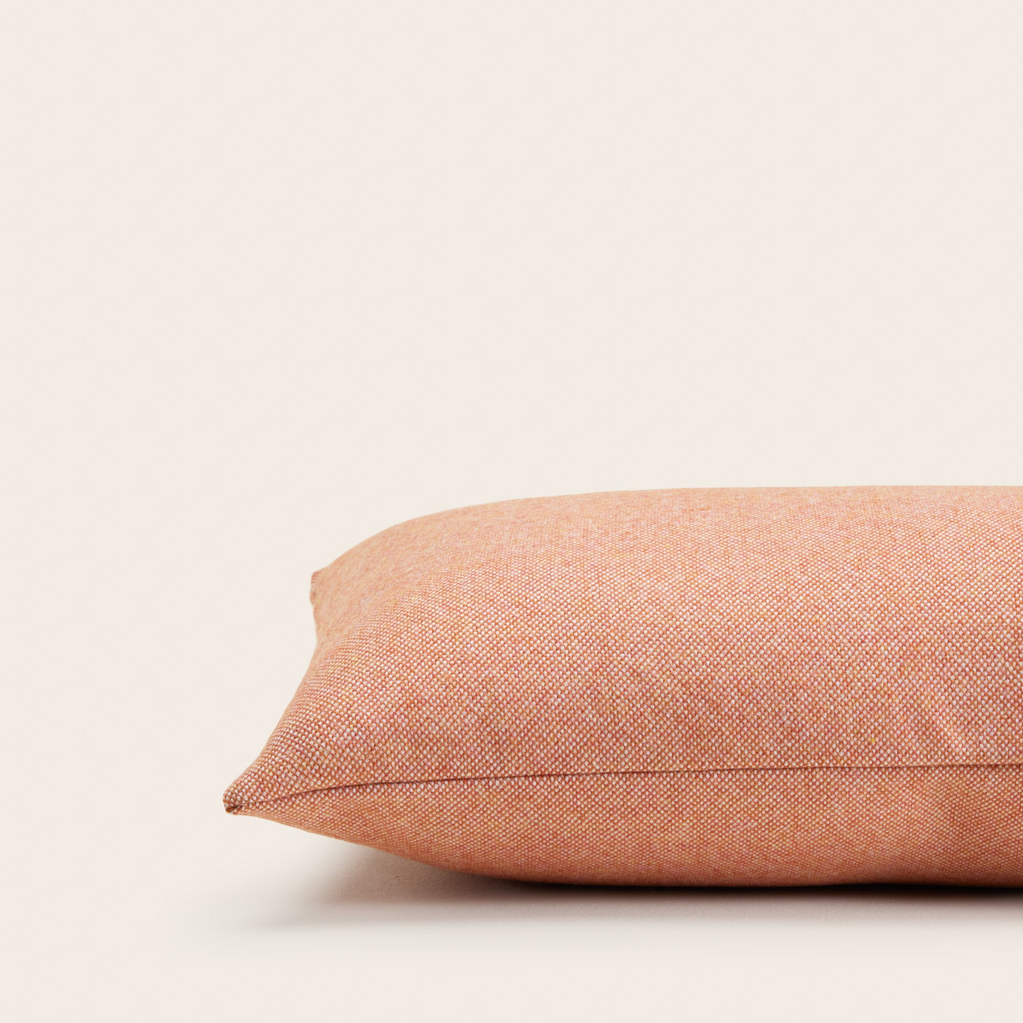 Housse de coussin NERIO chiné orangette
