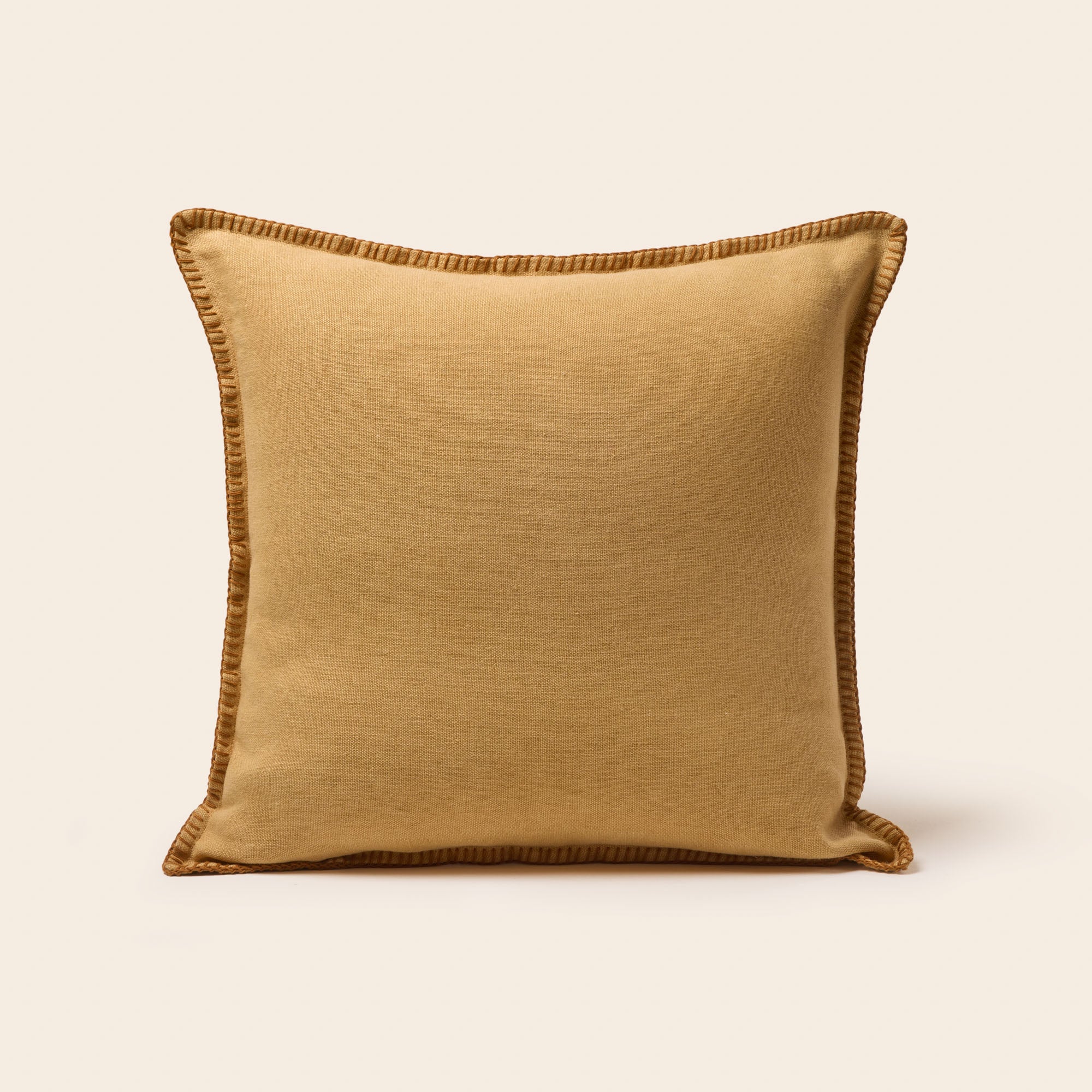Indian yellow NINO cushion cover