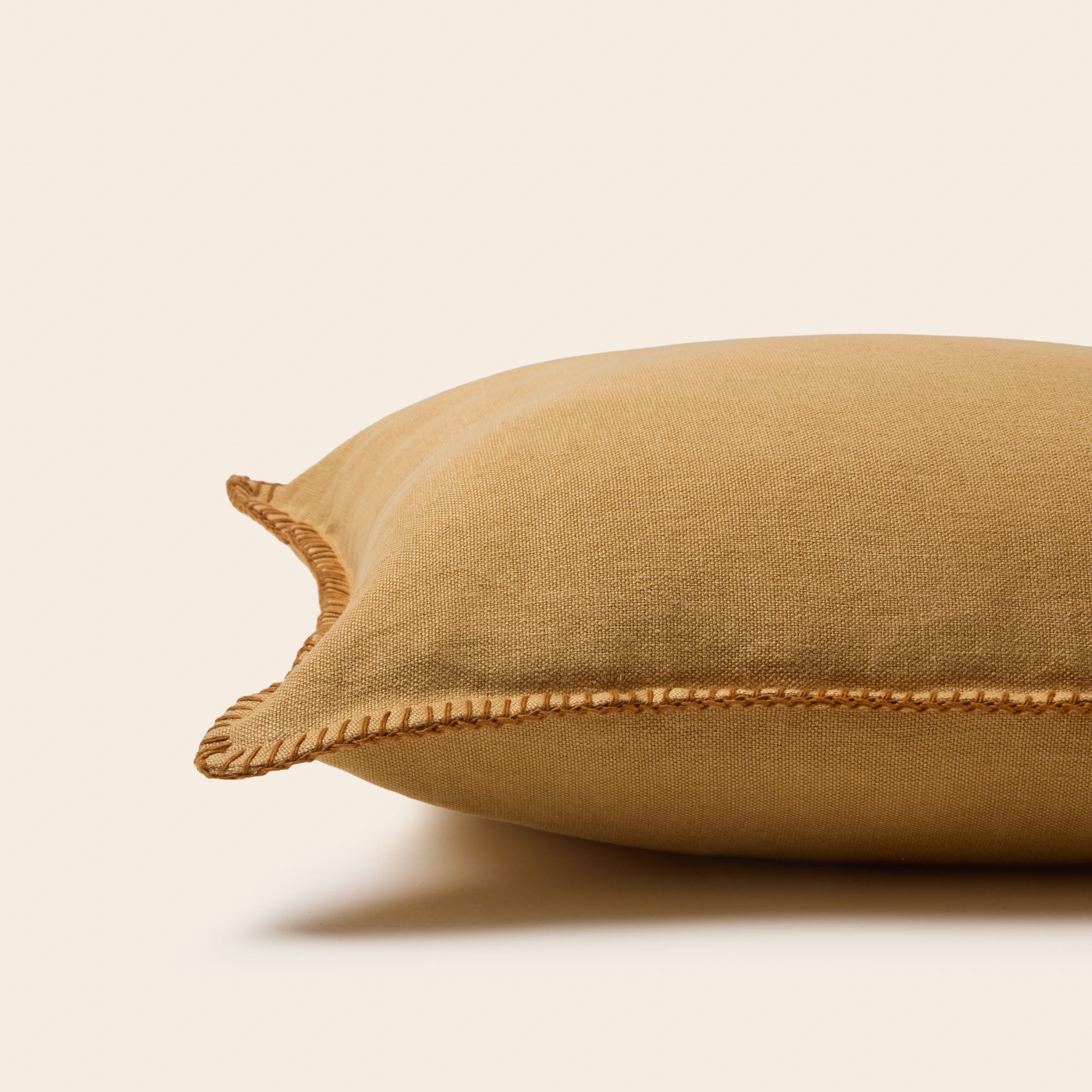 Indian yellow NINO cushion cover