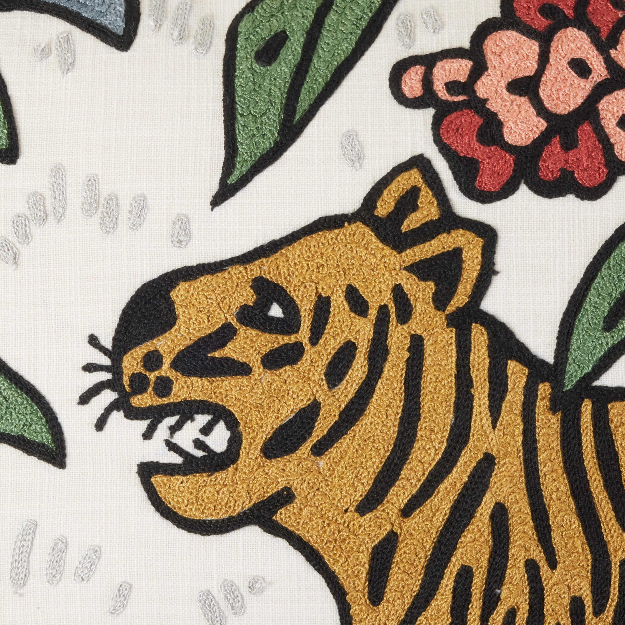 Housse de coussin TIGRIS ivoire