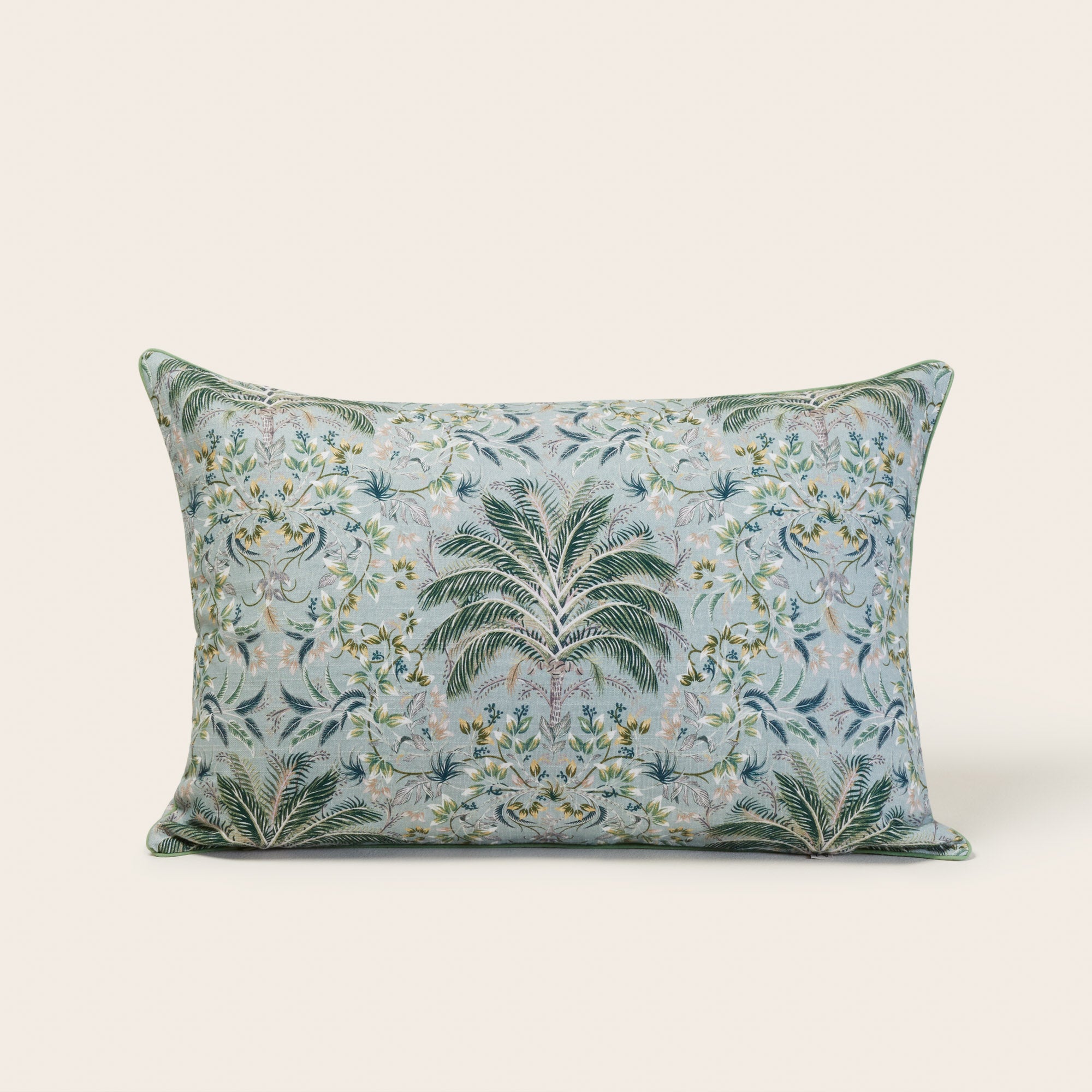 Housse de coussin UBARI vert de gris