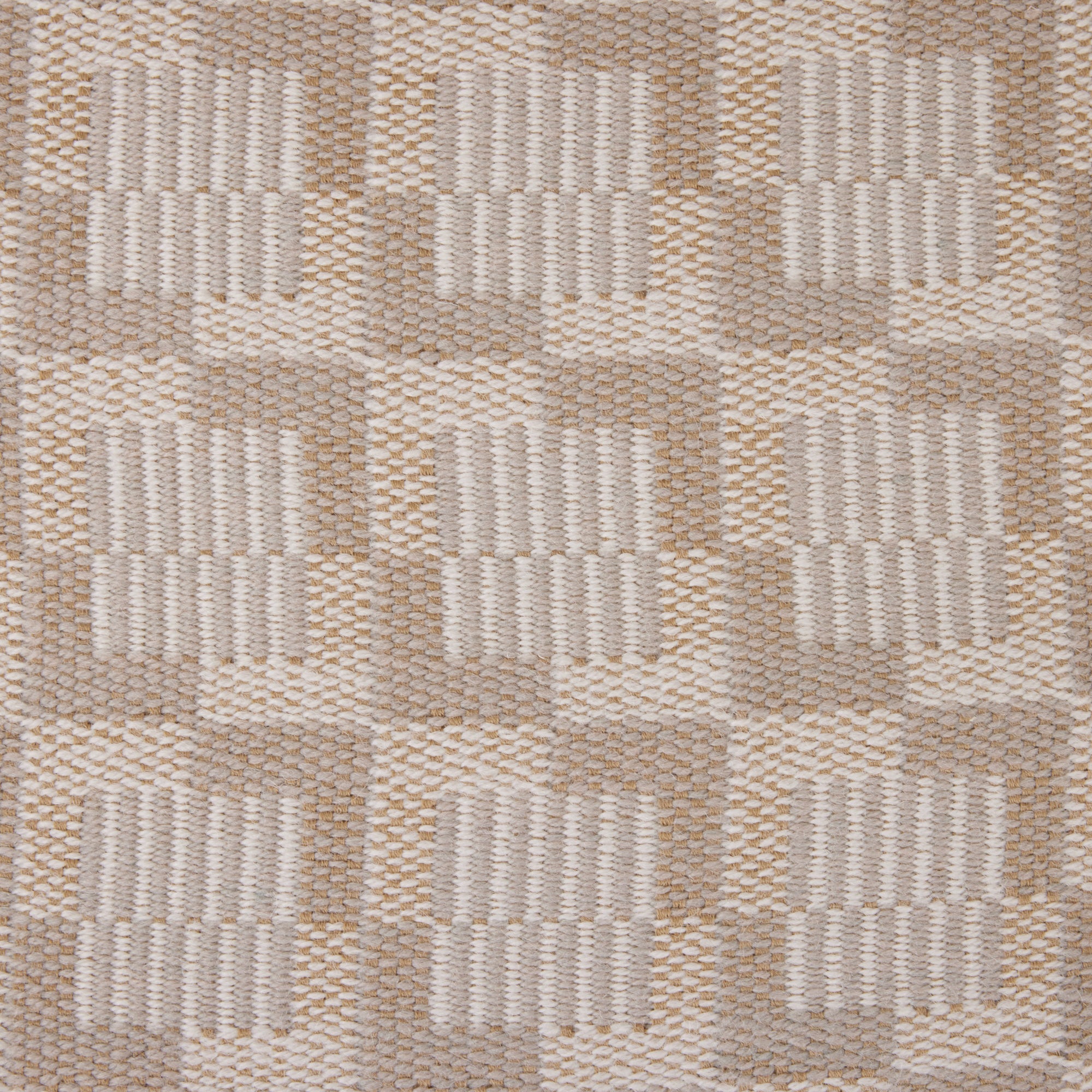 Housse de coussin VITORIO ivoire et beige cendré