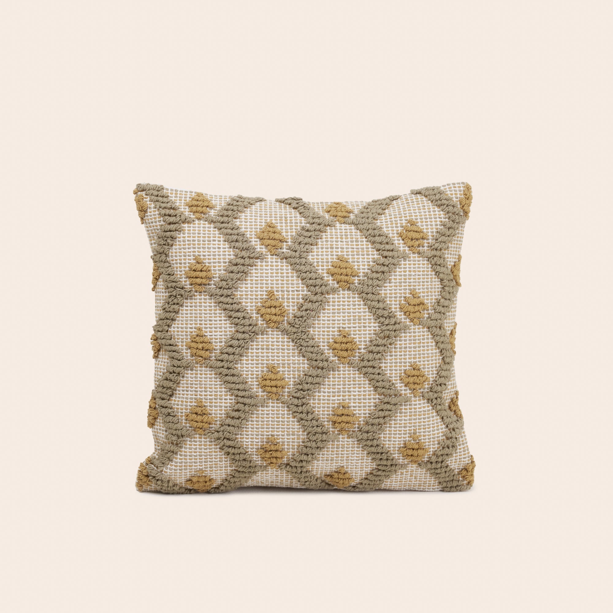 Housse de coussin YSA olive douce
