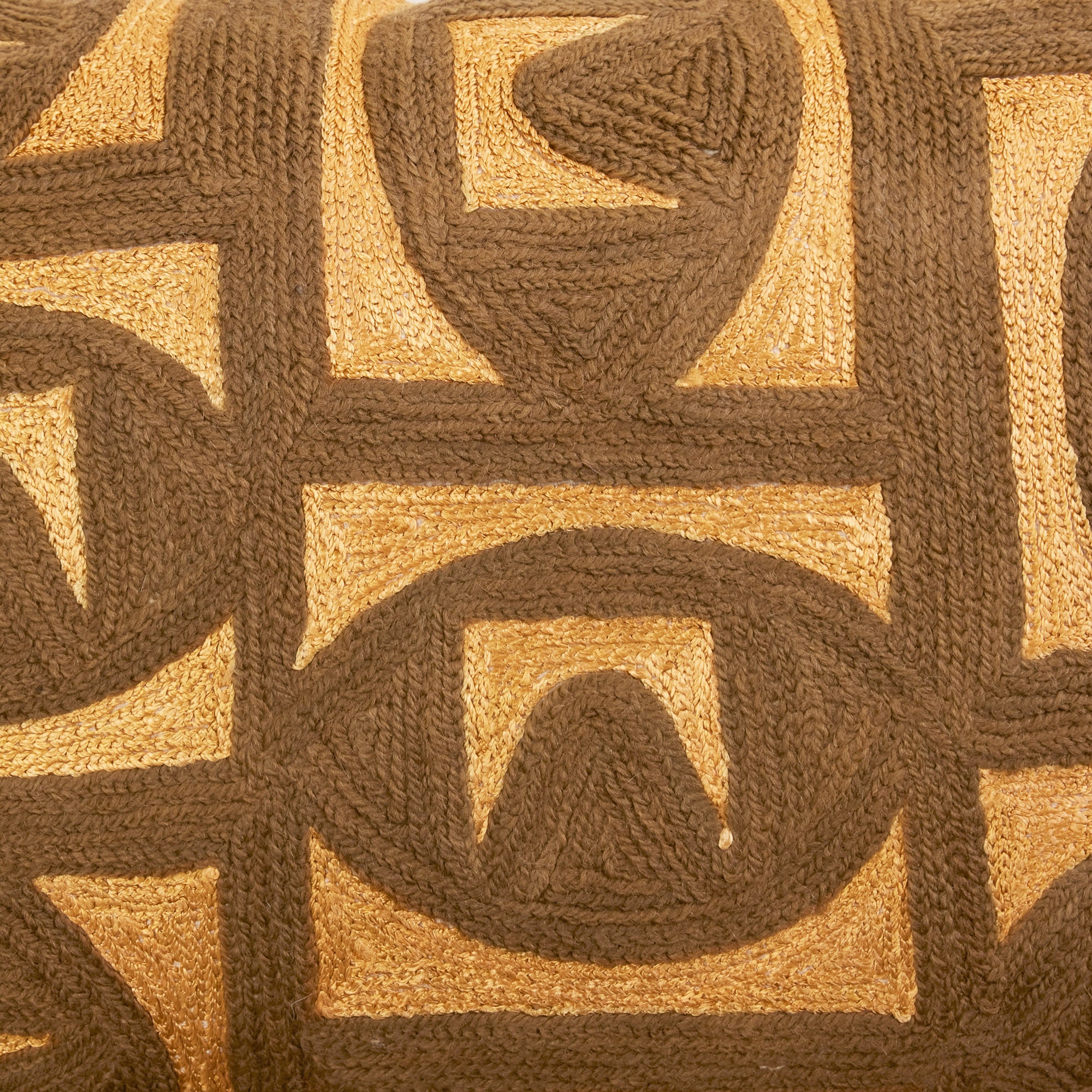 Housse de coussin ZACARY brun cuivré