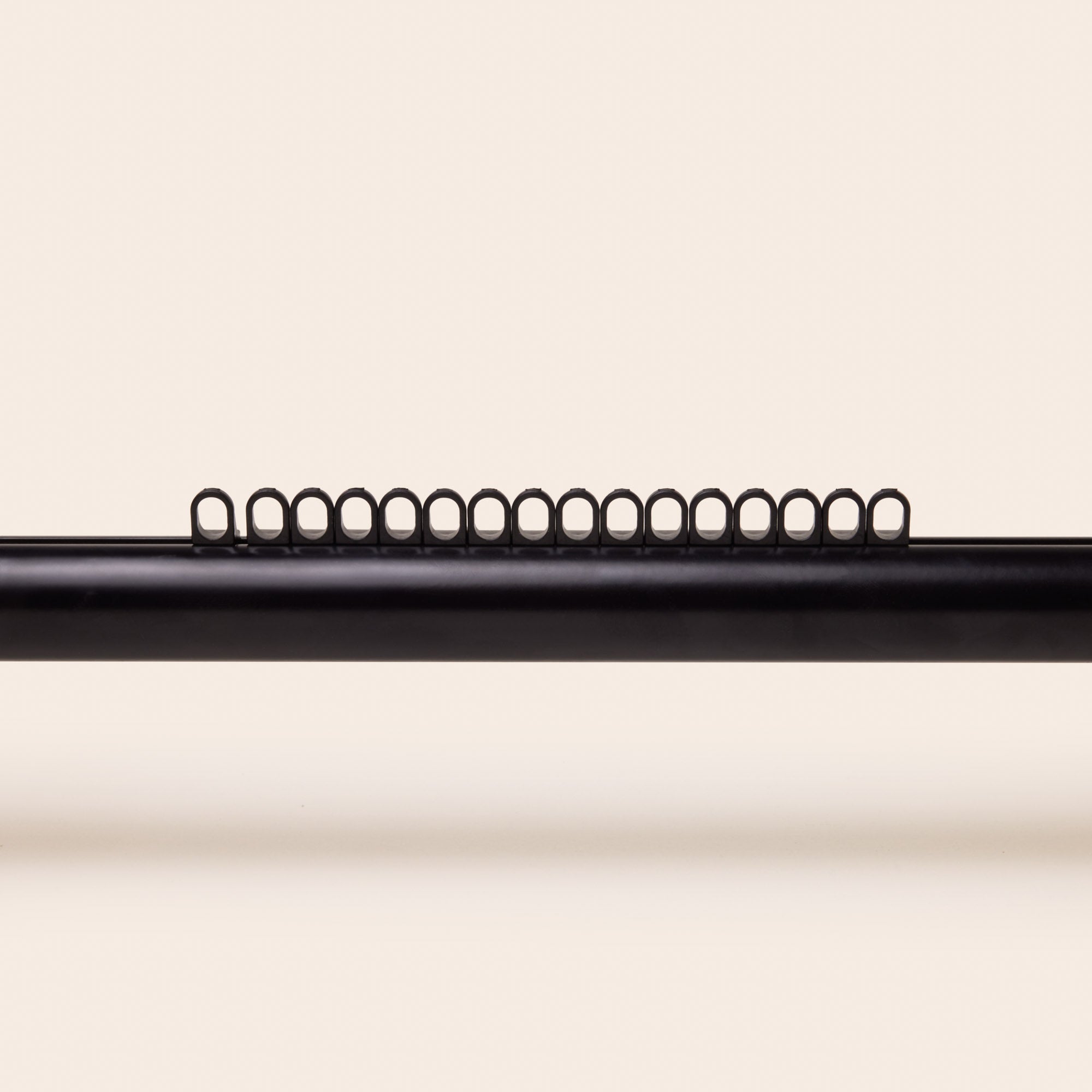 Kit tringle rail RAYIA noir mat