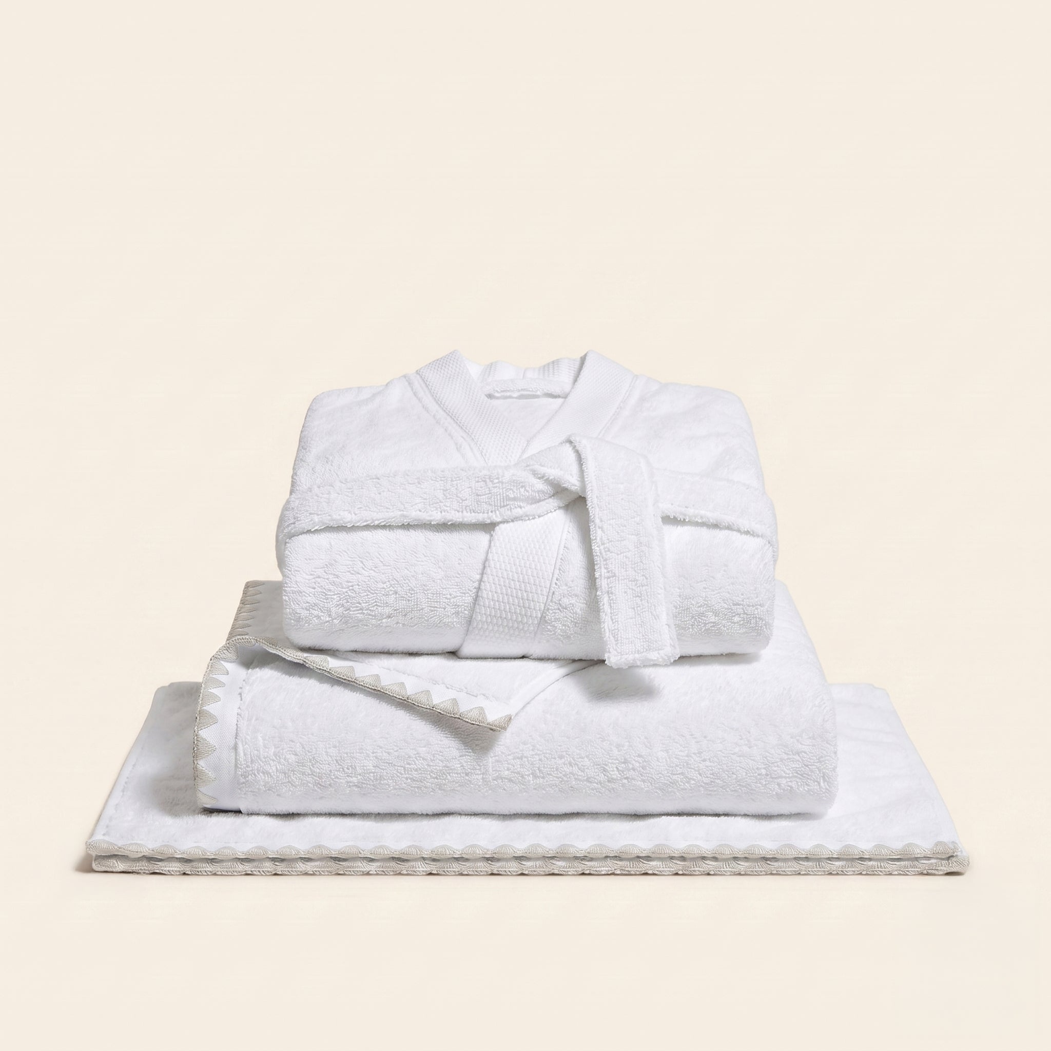La gita al bagno NERYDA bianca e beige