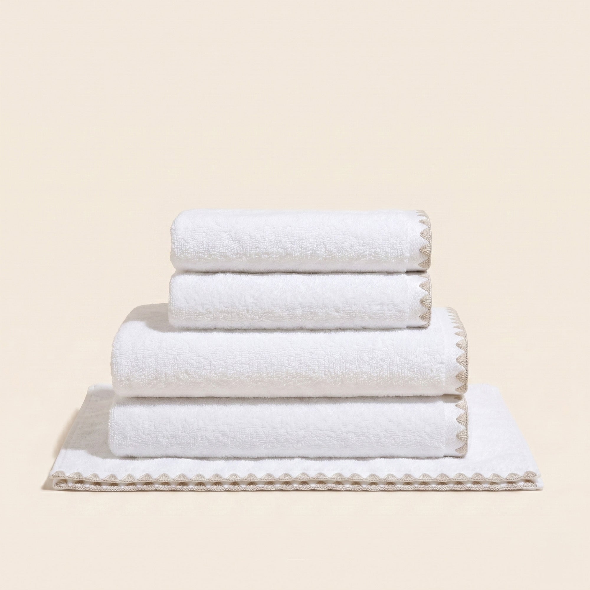 Le Duo NERYDA blanc et beige