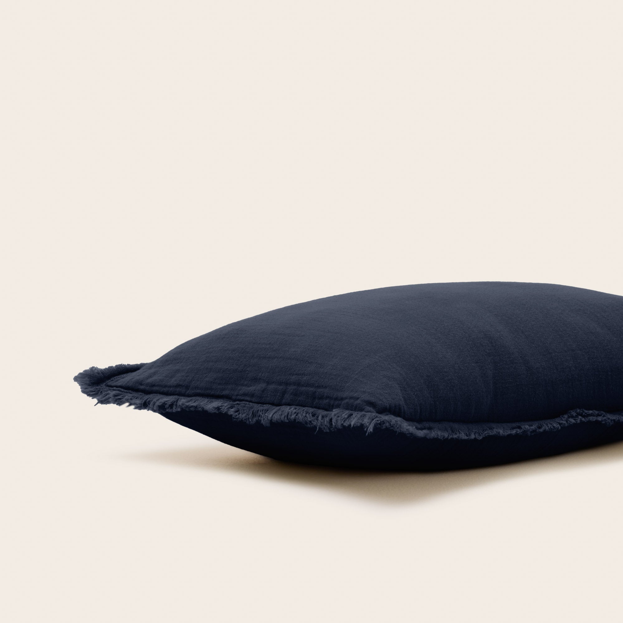 Lot de 2 taies d'oreiller LOU encre bleue