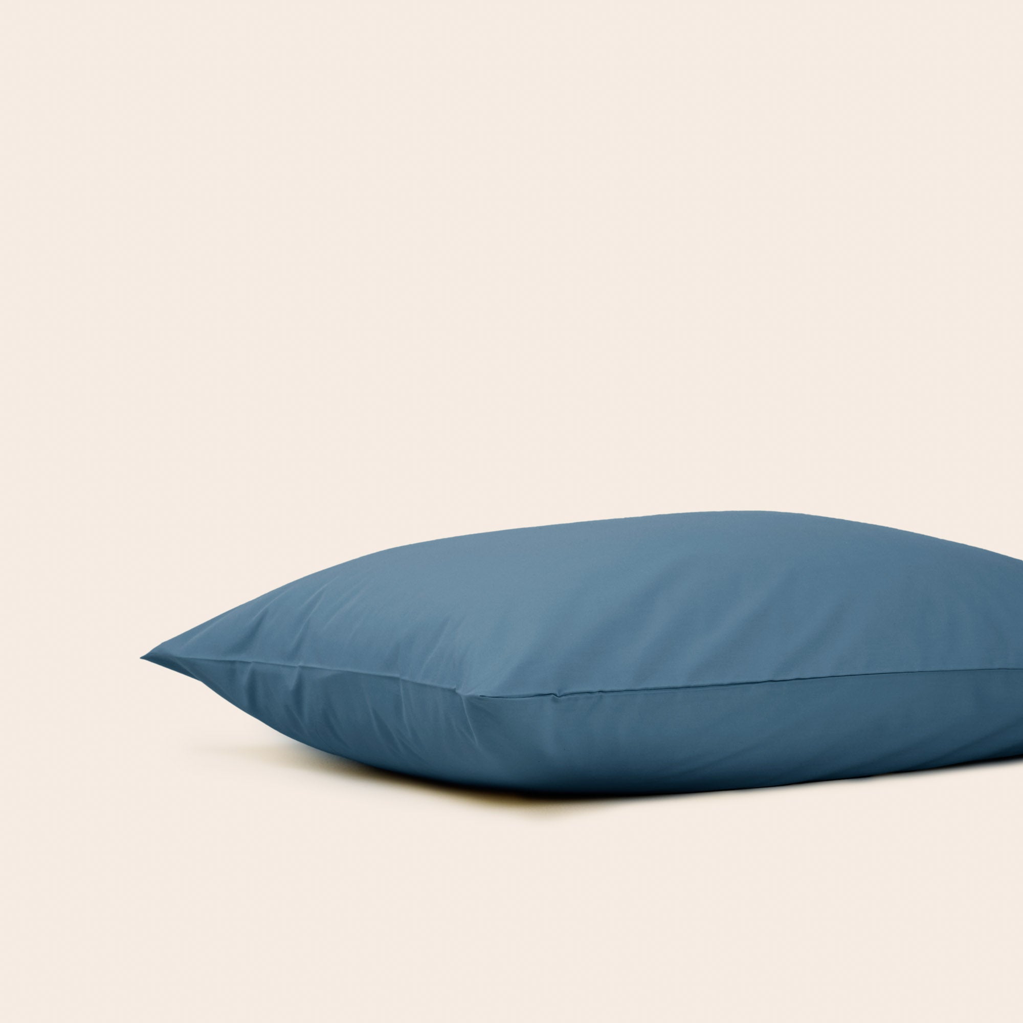 Lot de 2 taies d'oreiller CELIANE bleu orage