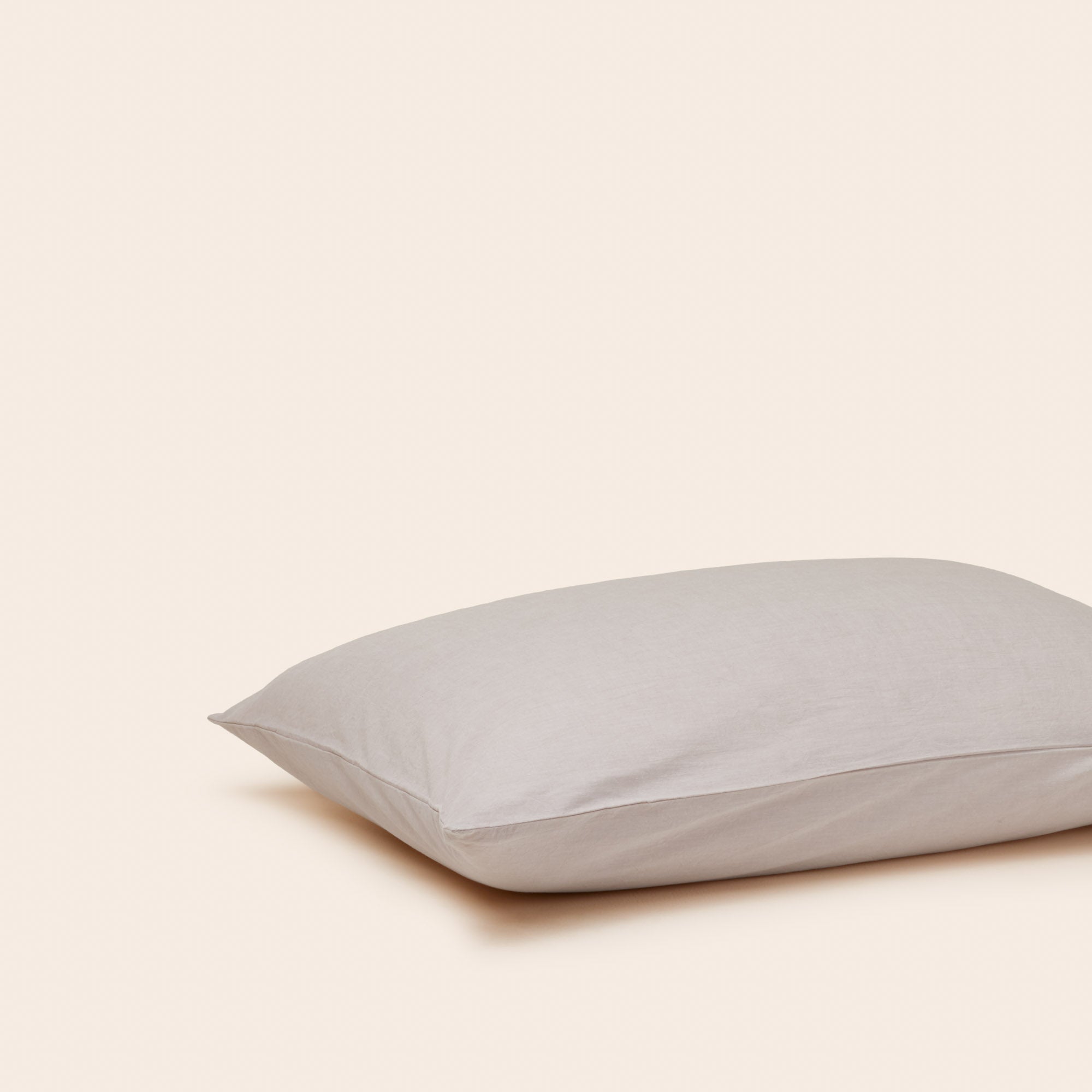 Lot de 2 taies d'oreiller LIAM beige