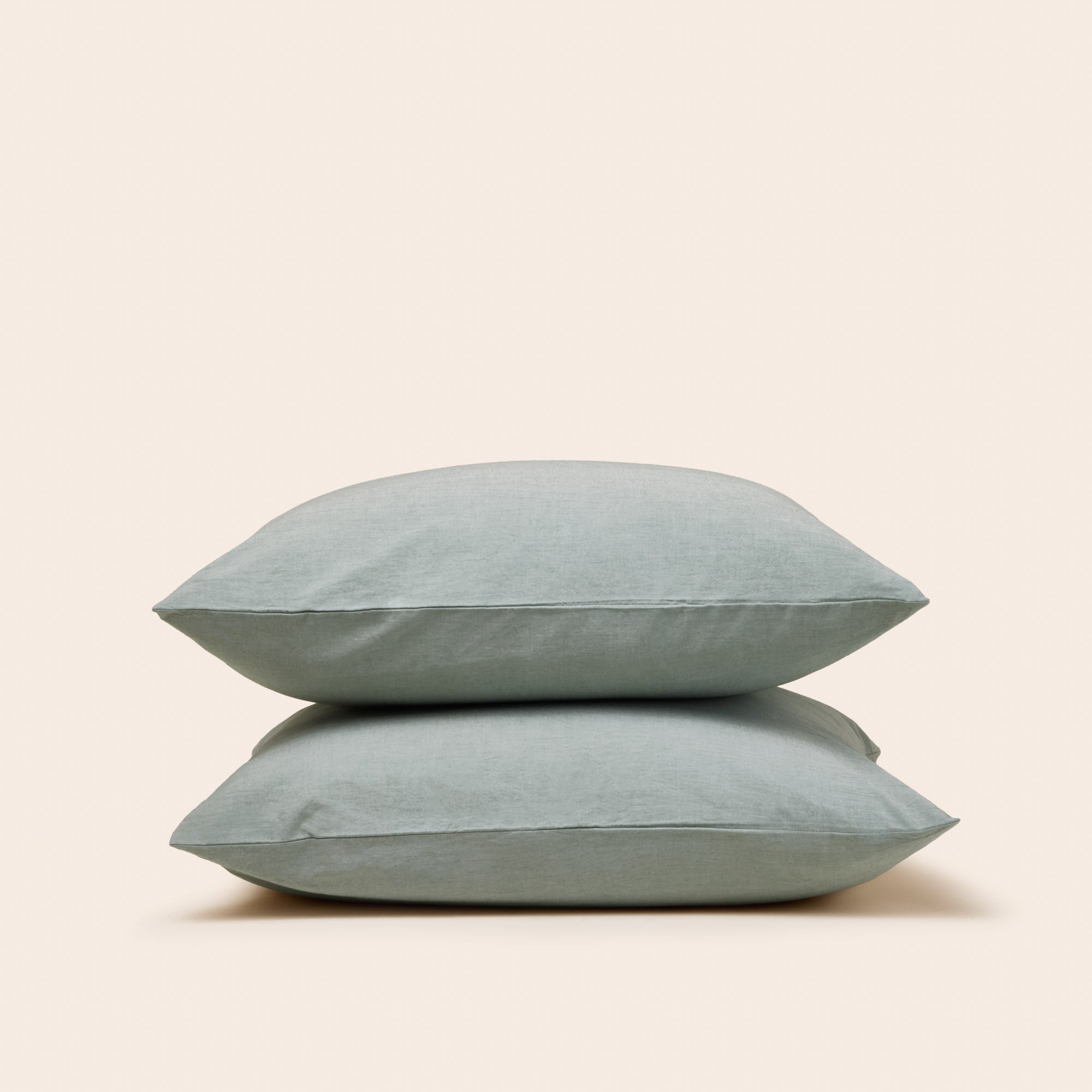 Lot de 2 taies d'oreiller LIAM vert