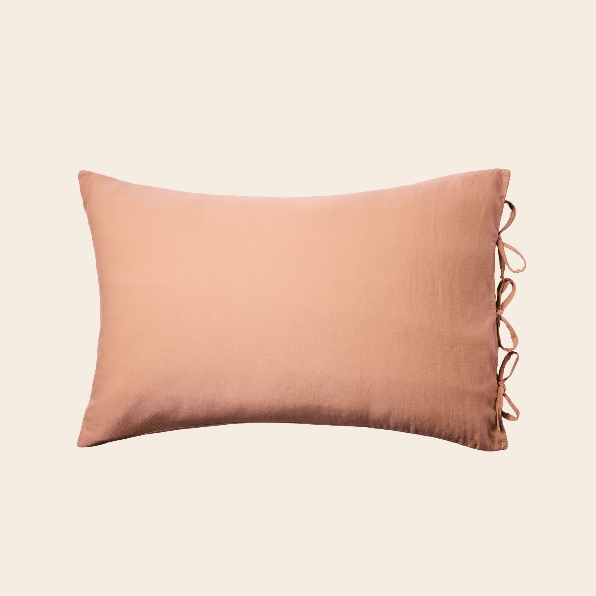 Lot de 2 taies d'oreiller SATHEENE terrarosa