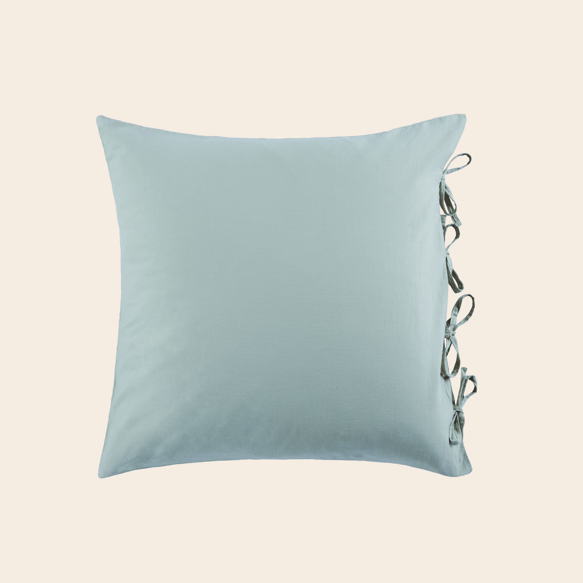 Lot de 2 taies d'oreiller SATHEENE vert eucalyptus