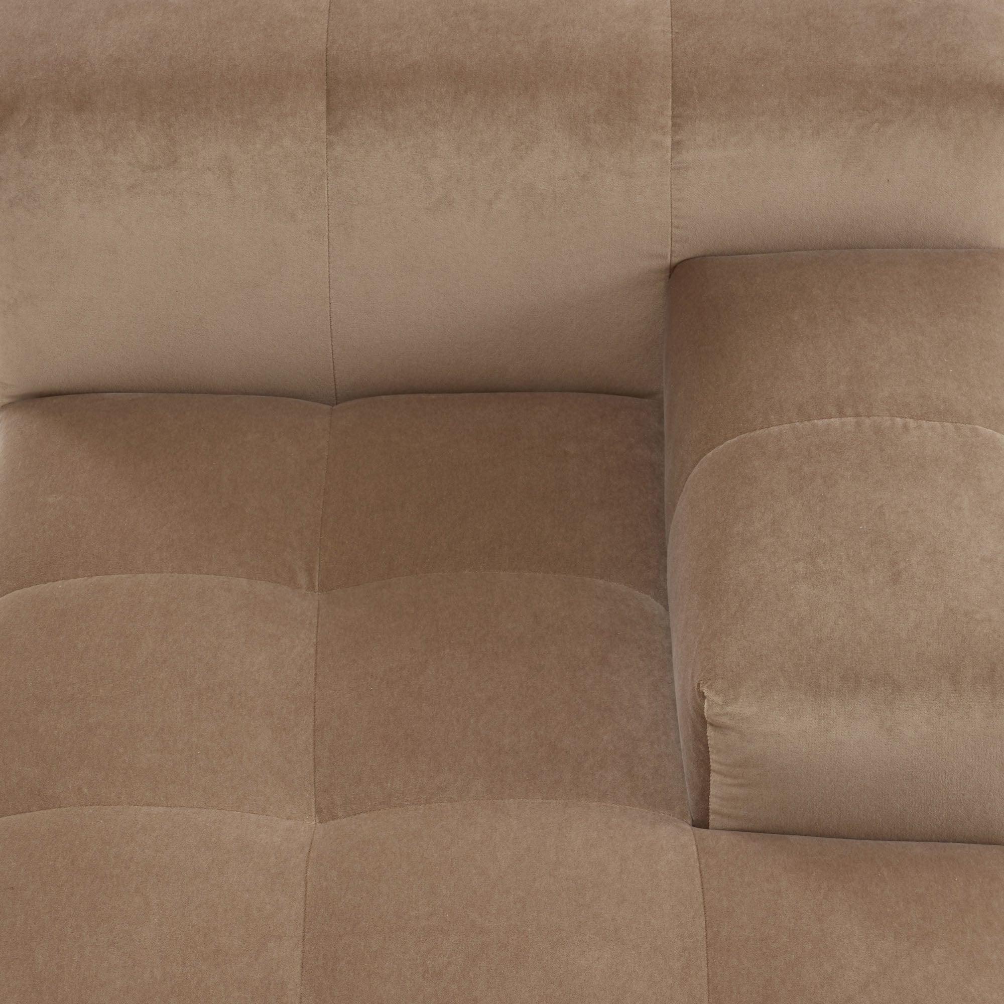 Méridienne modulable D UBERTO opal beige chaud