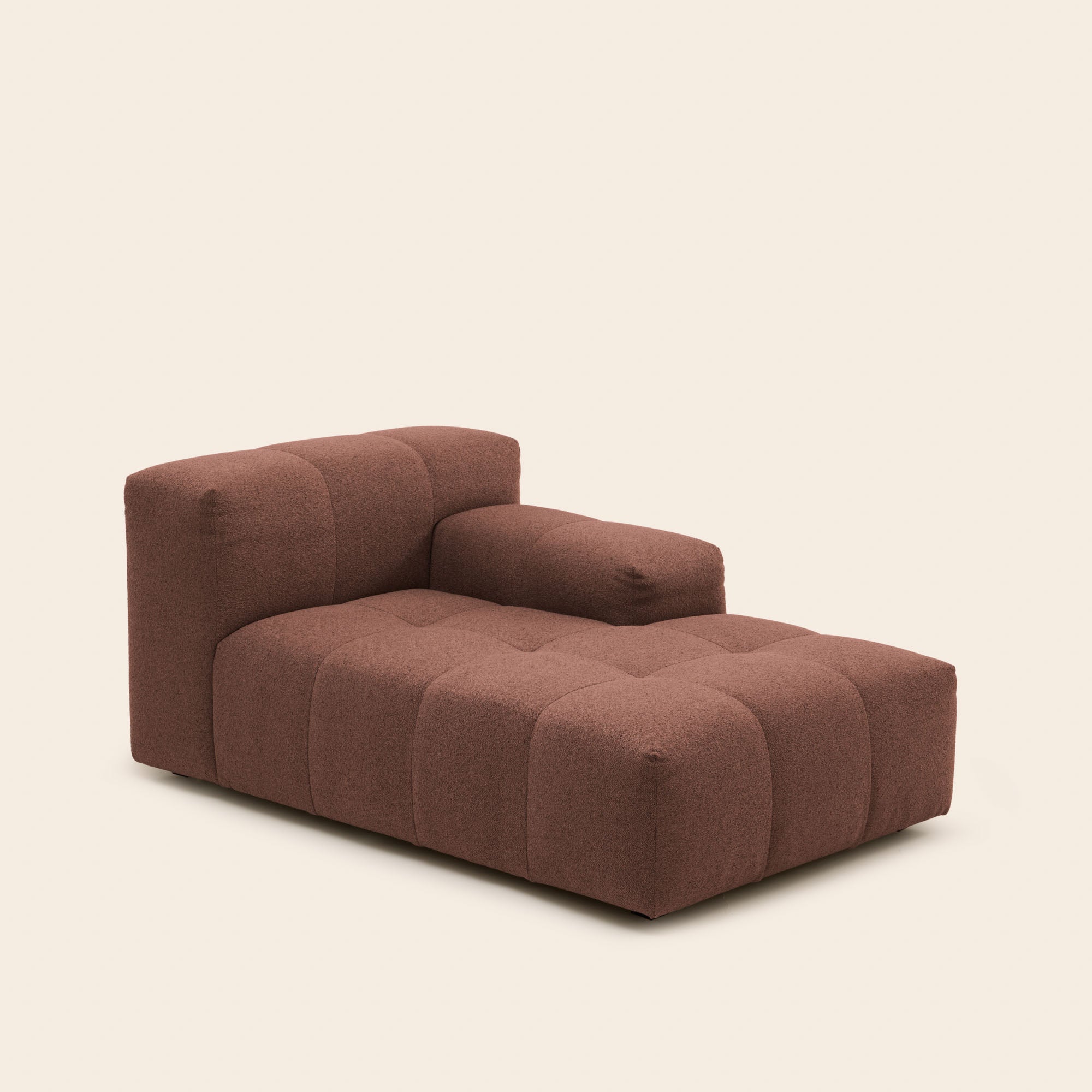 Méridienne modulable D UBERTO glory rouille