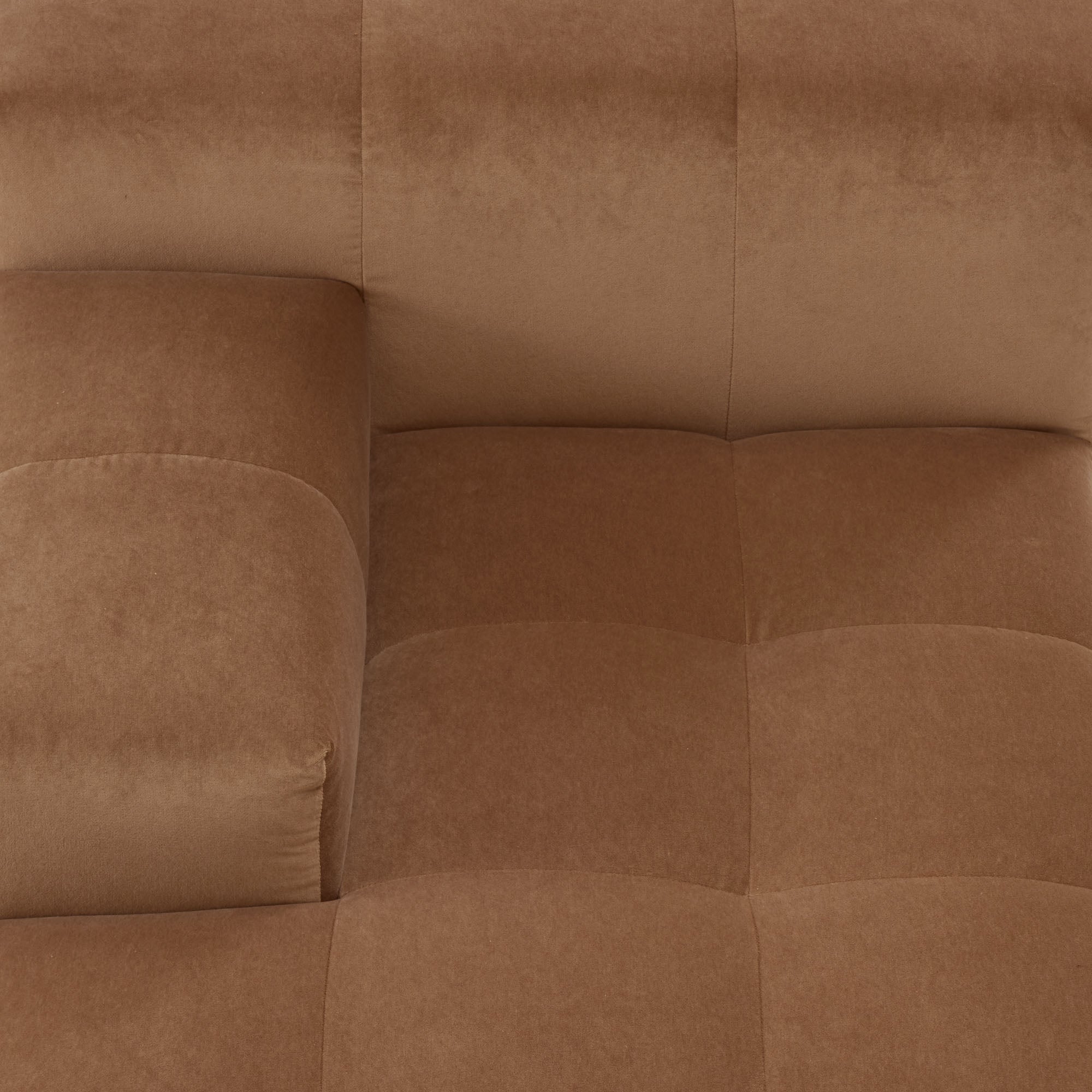 Méridienne modulable G UBERTO opal caramel