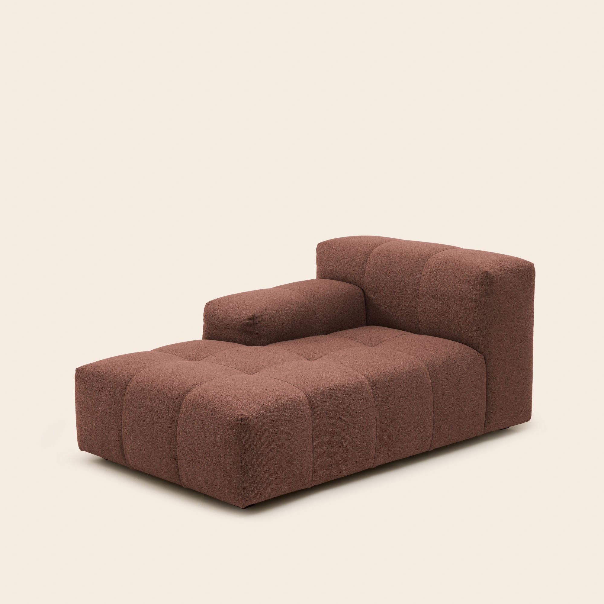 Méridienne modulable G UBERTO glory rouille