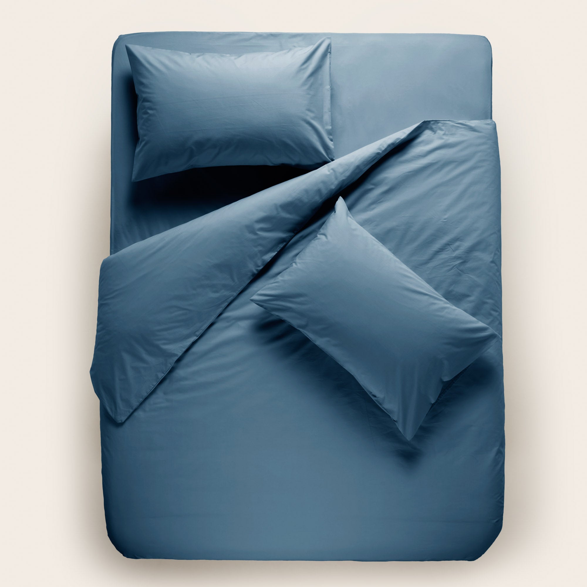 Parure de lit CELIANE bleu orage