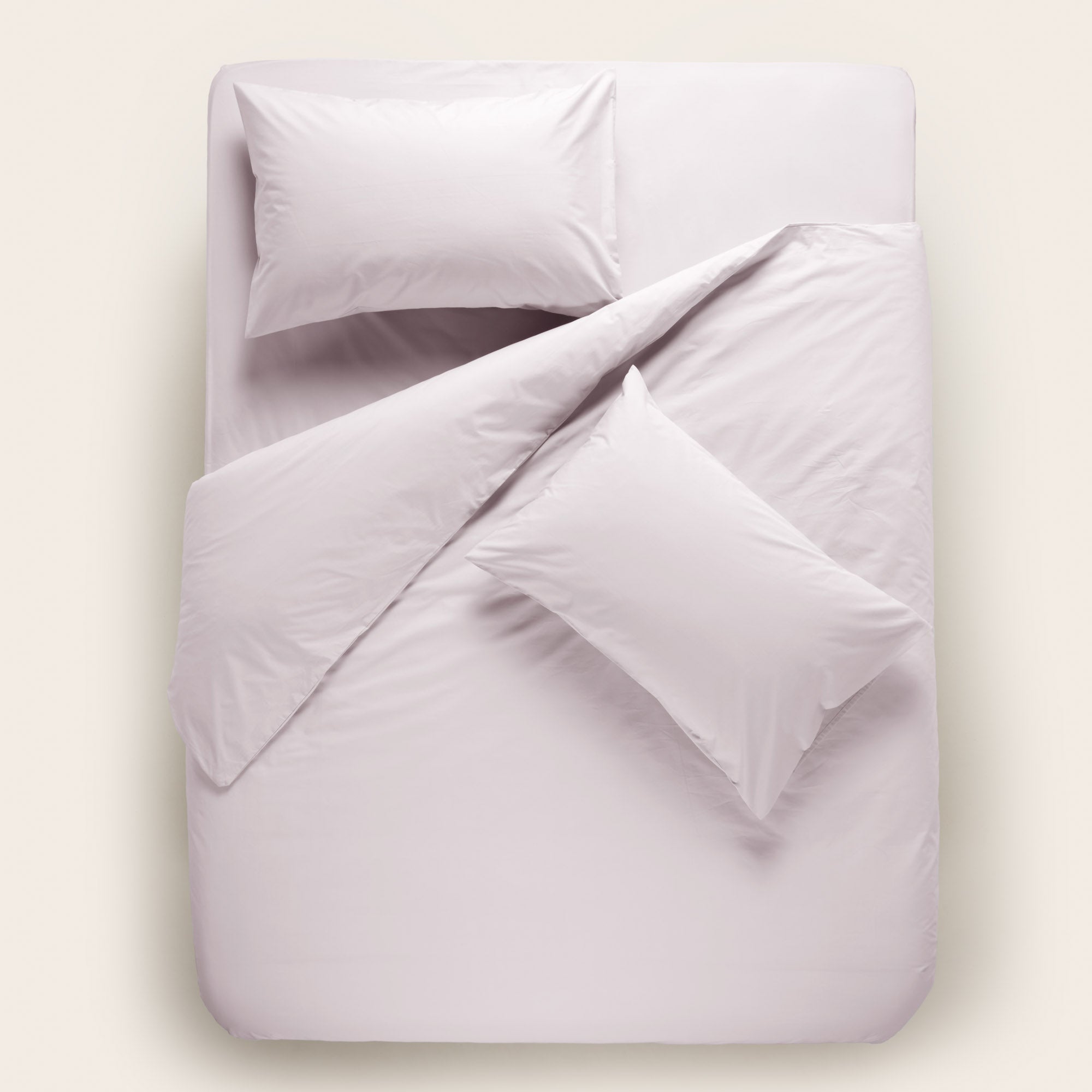 Parure de lit CELIANE rose perlé