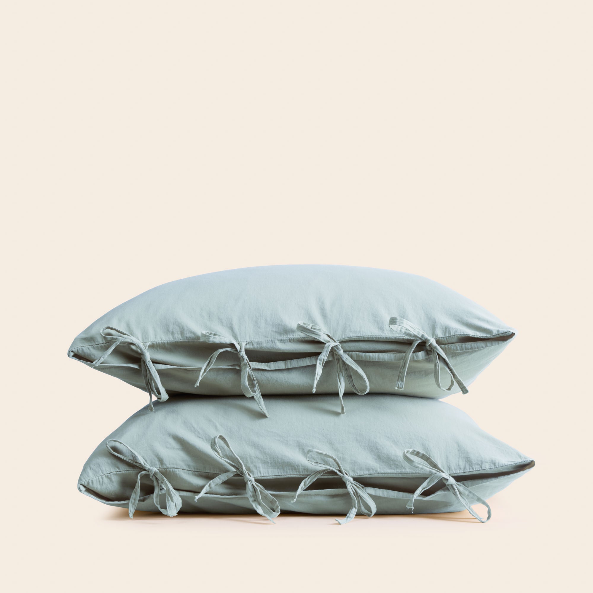 Parure de lit SATHEENE vert eucalyptus