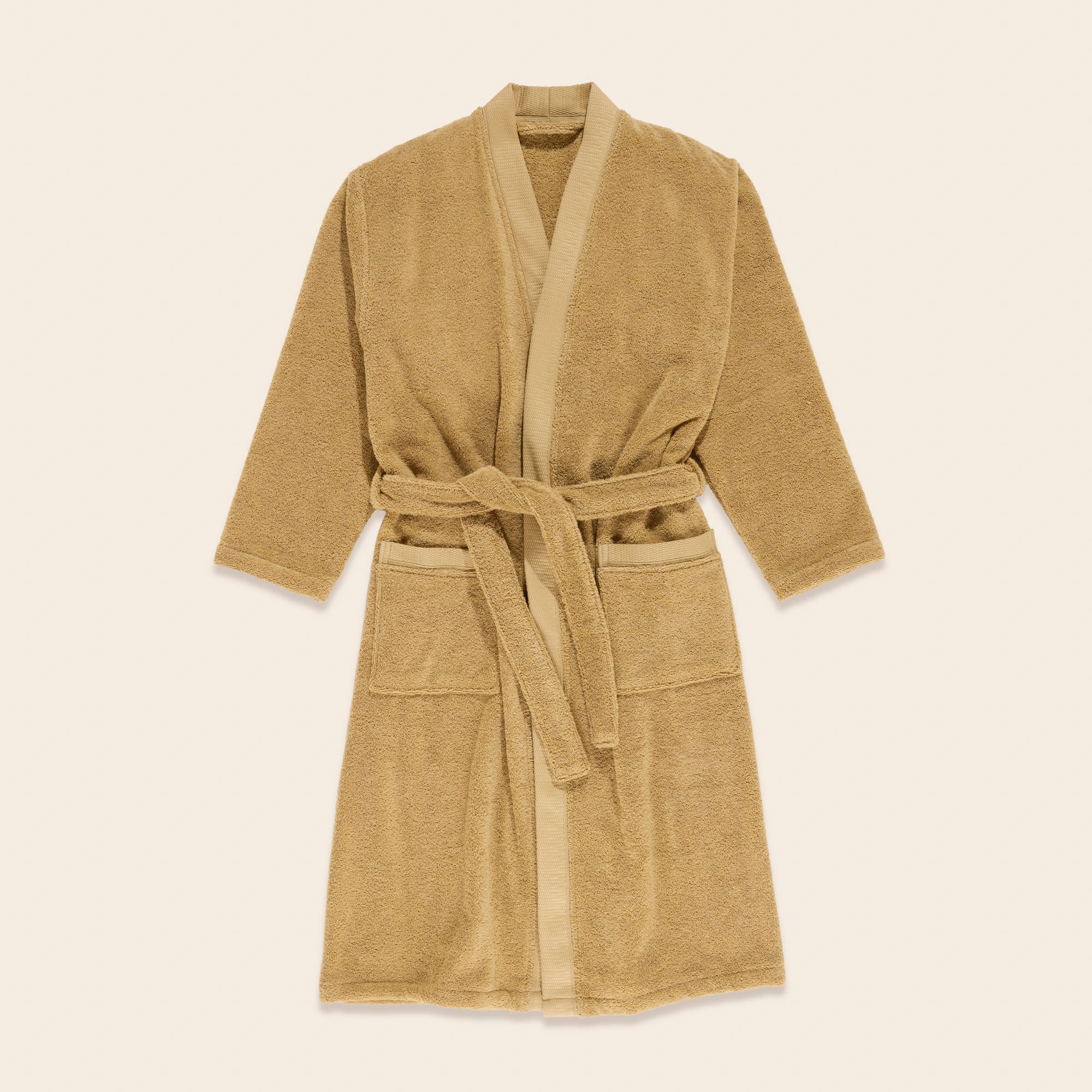 Peignoir de bain NARUMI jaune sable