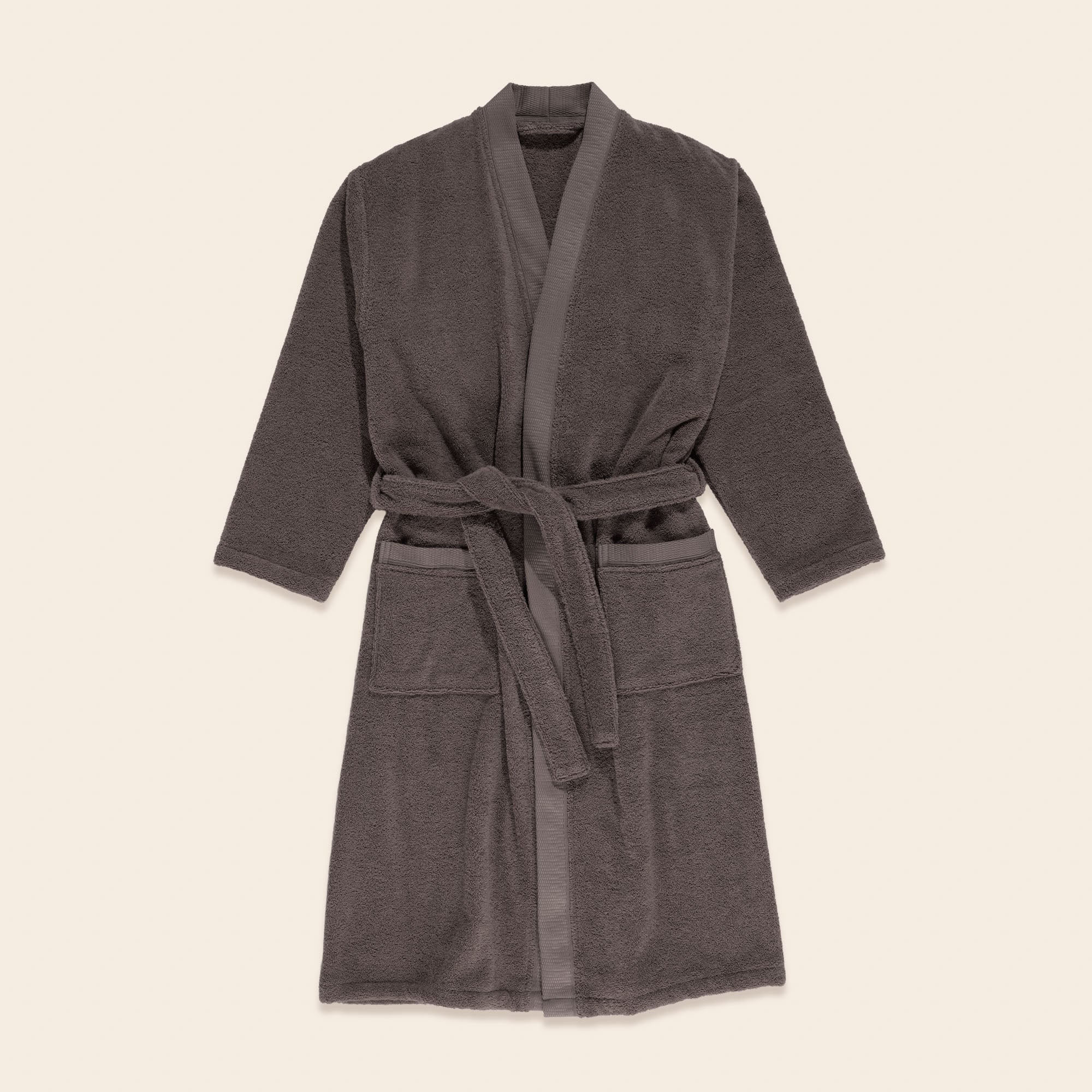 Peignoir de bain NARUMI brun cendré