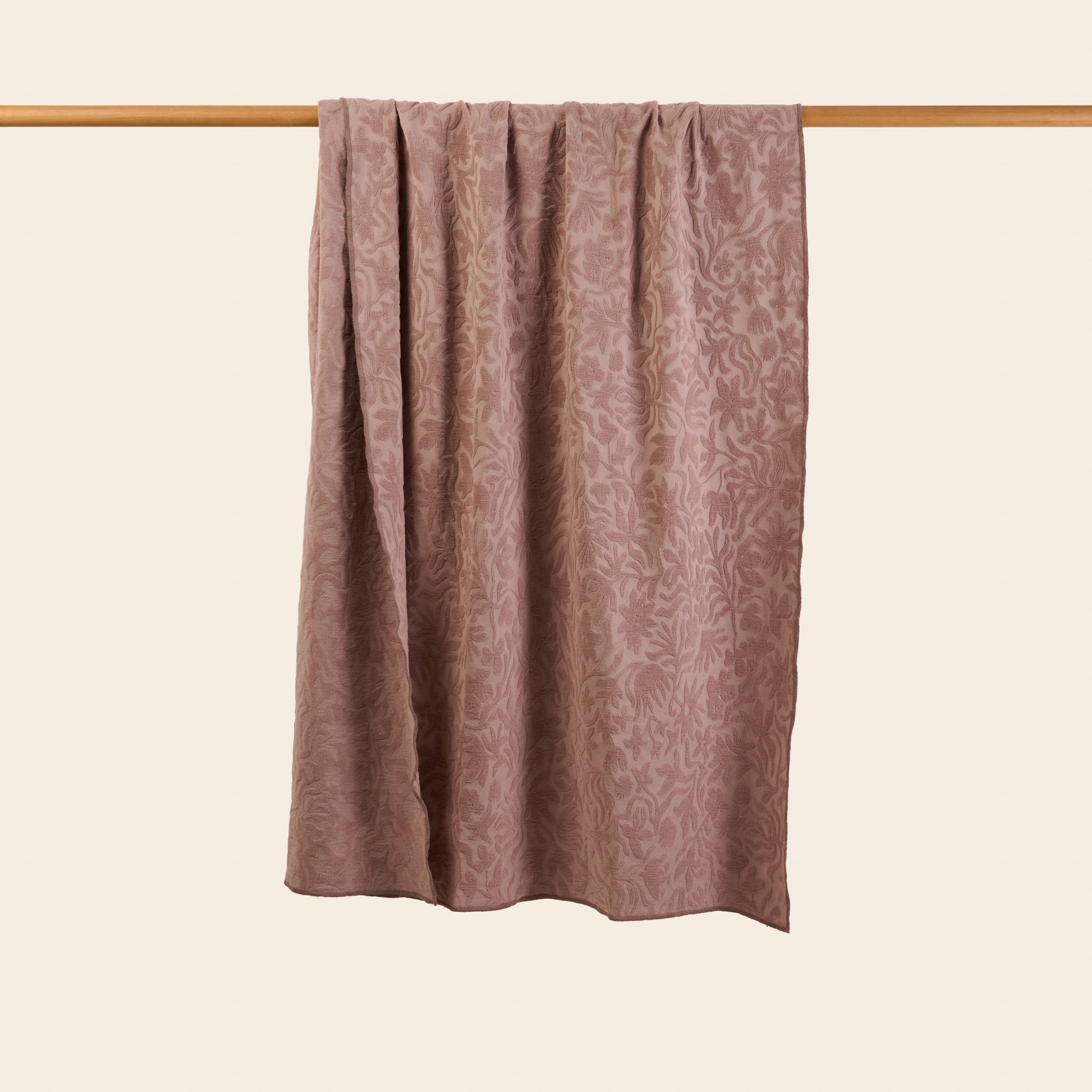 Plaid CORINNA rose ancien