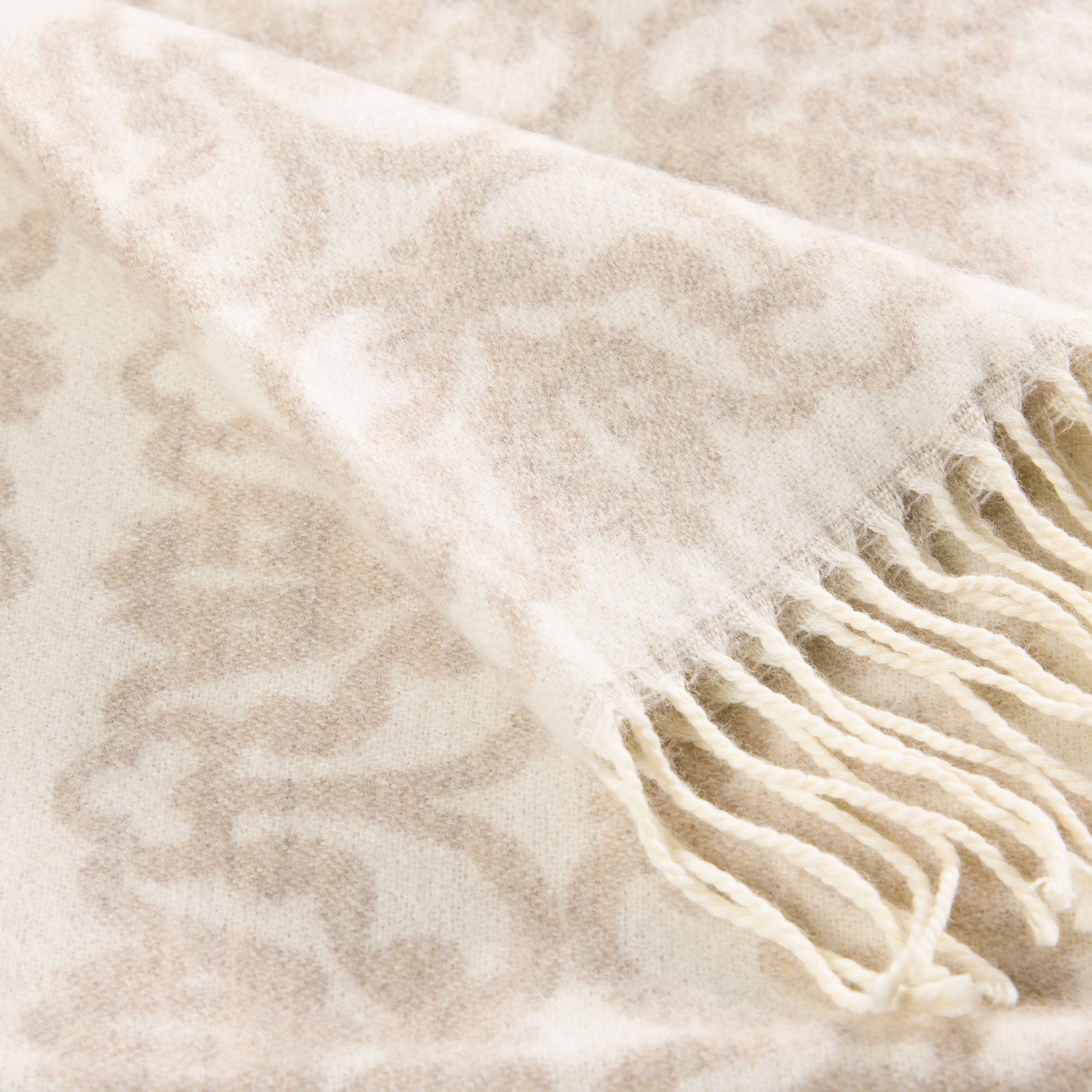 Plaid ELSEA ecru et naturel