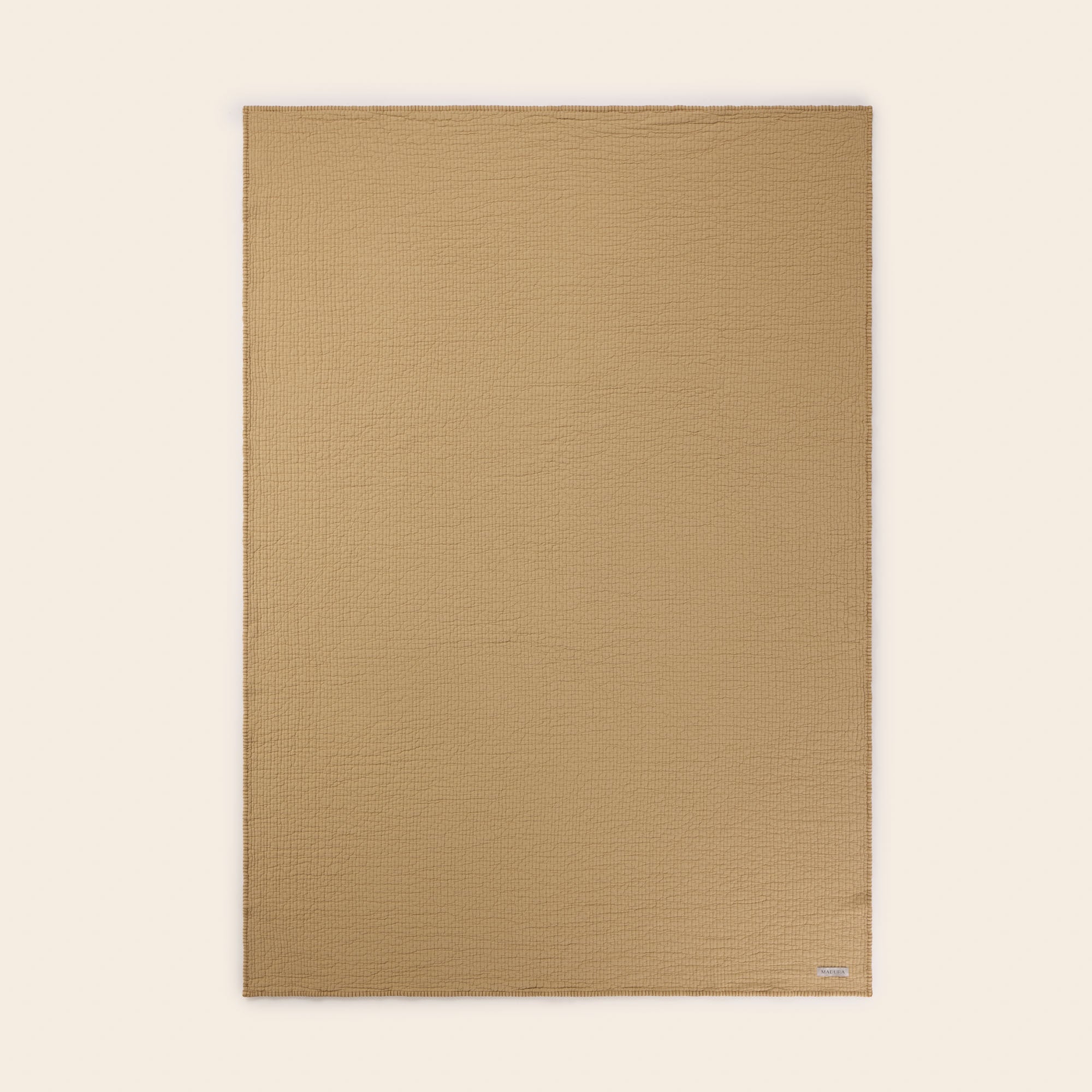 ILARIO Decke in Strohgelb und Muschelmuster