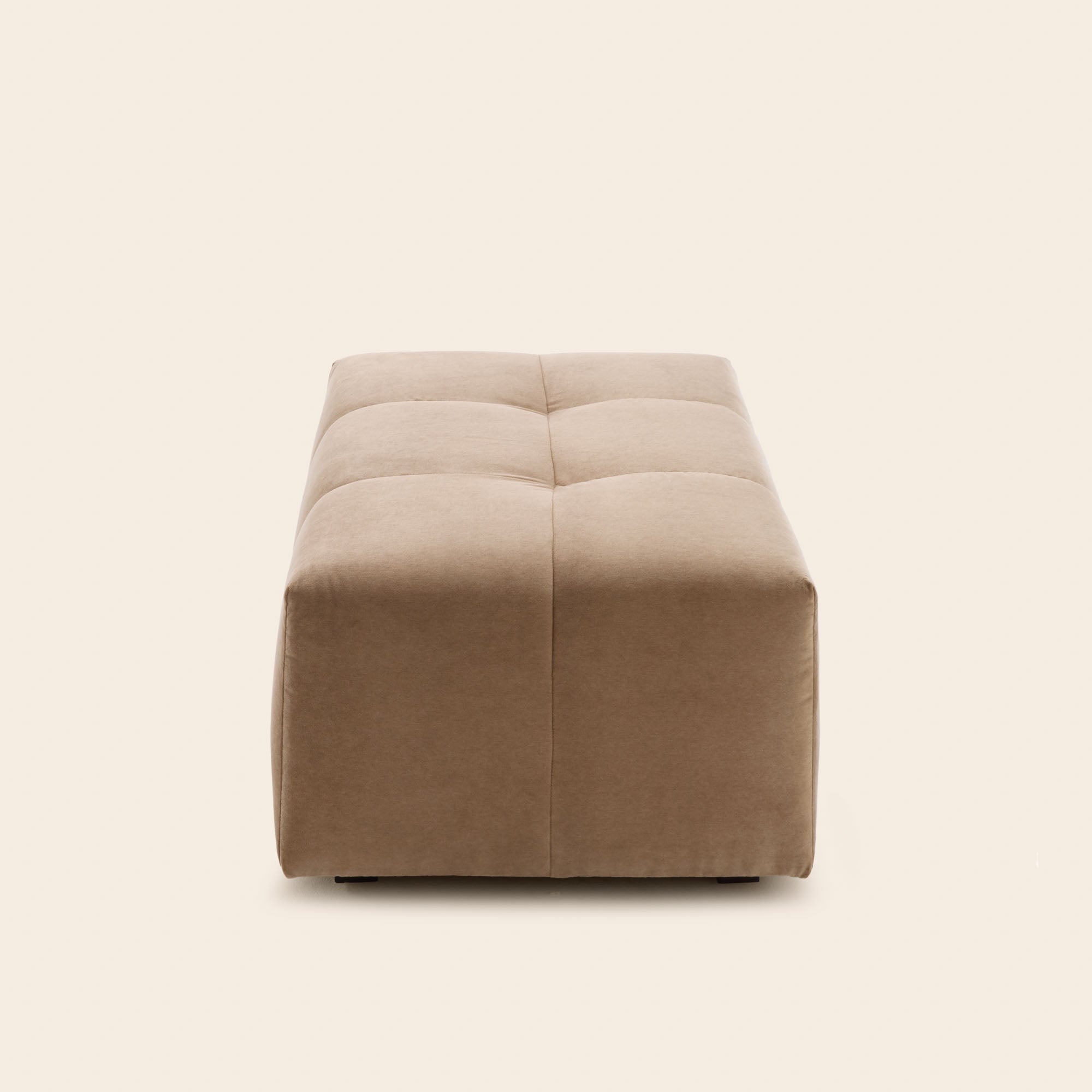 Pouf modulable UBERTO opal beige chaud
