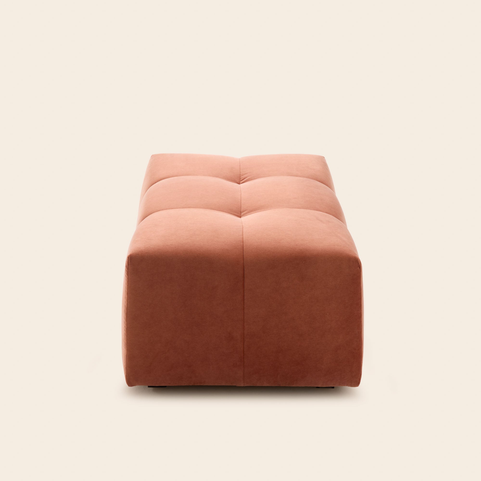 Pouf modulable UBERTO opal orange corail