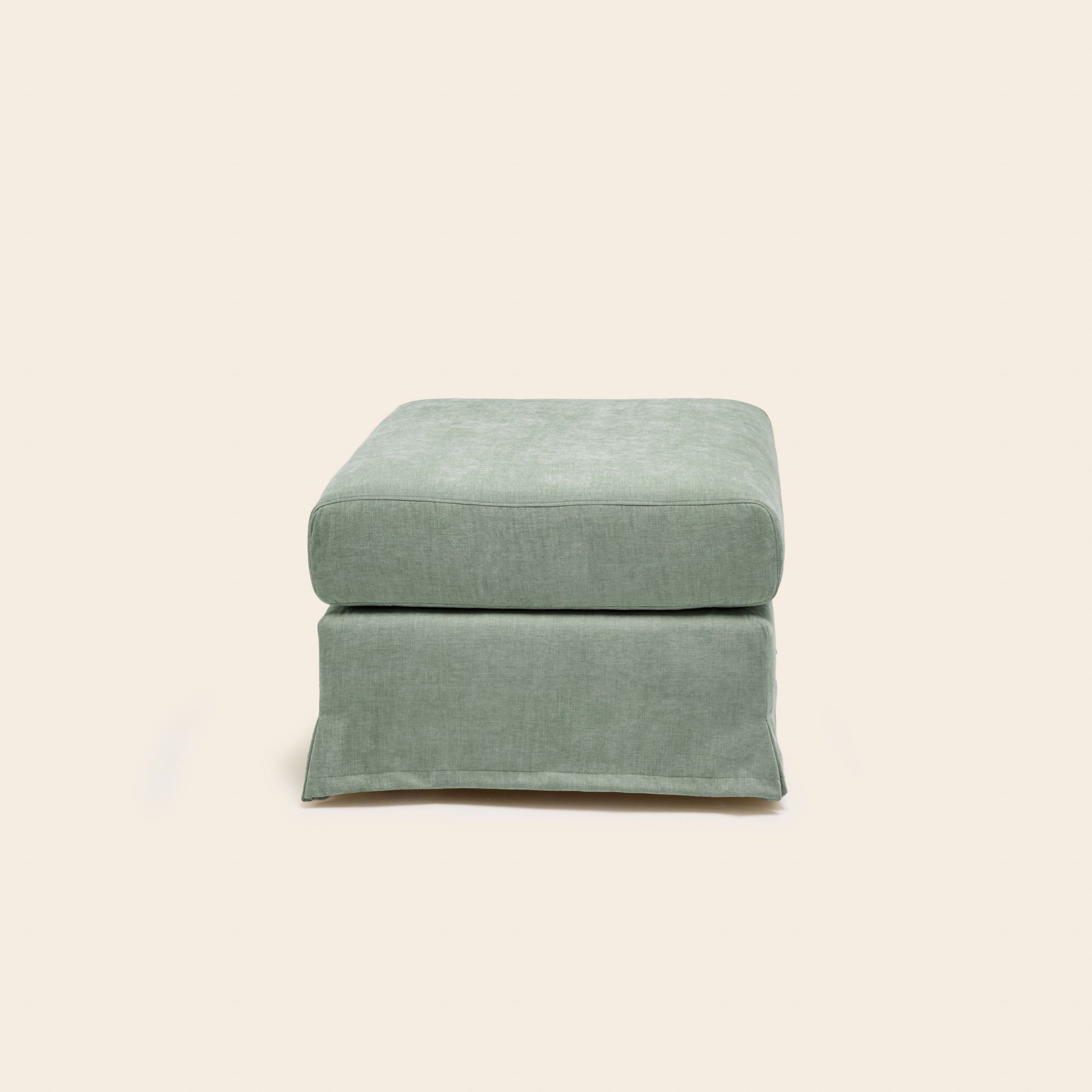Pouf CLARIBEL ciniglia verderame