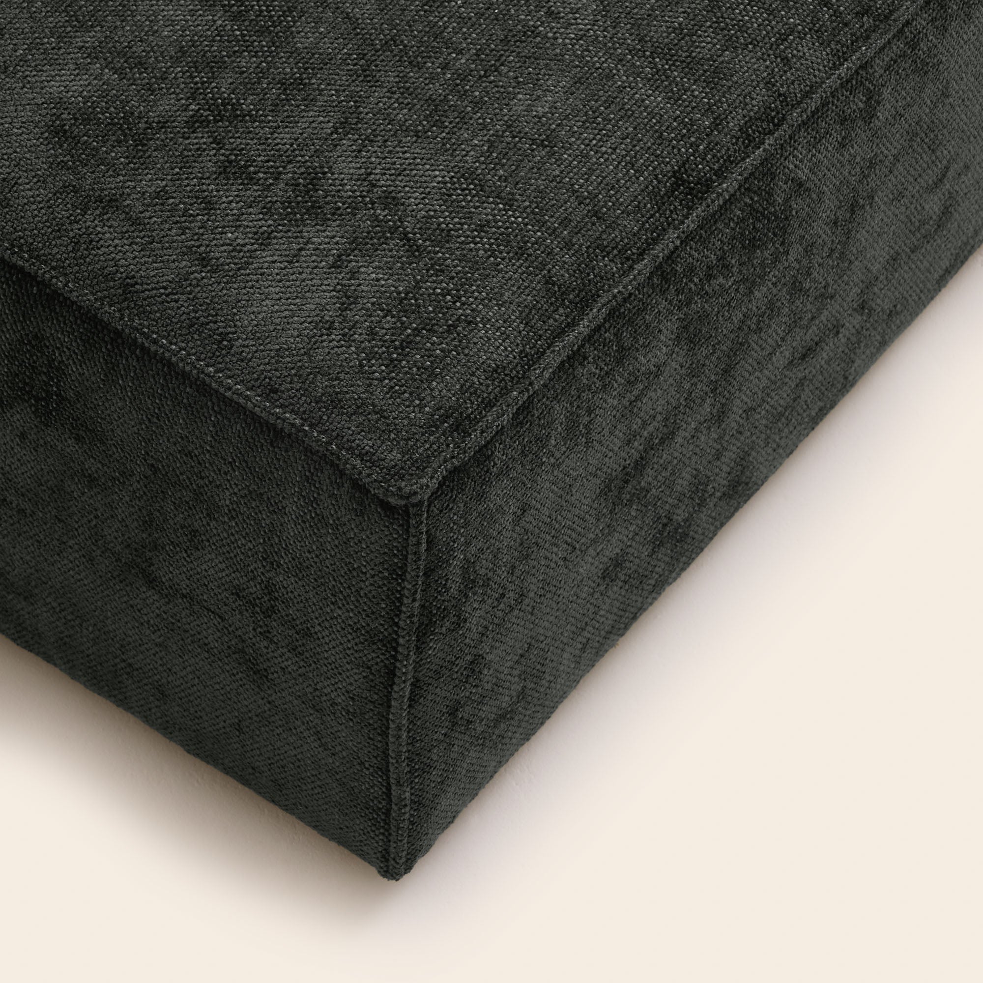 Pouf DYONIS in ciniglia grigio verde