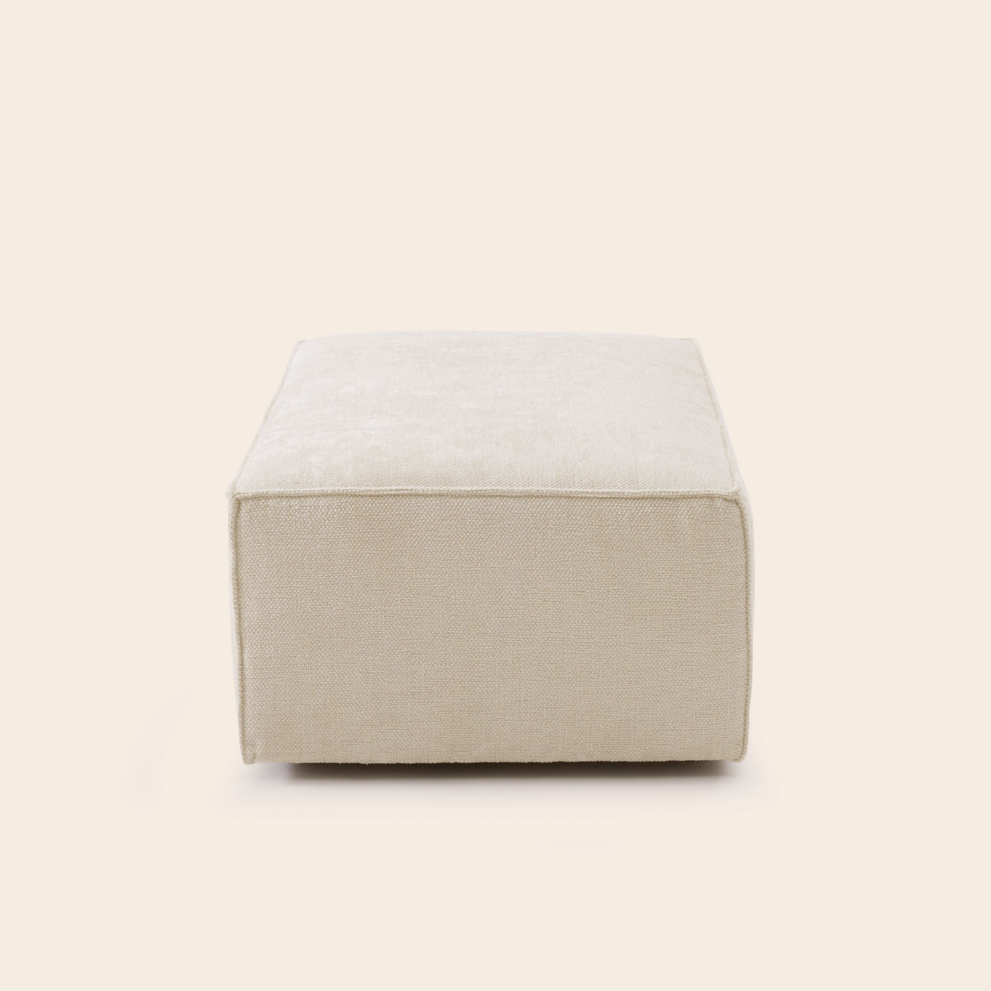 Pouf avorio DYONIS