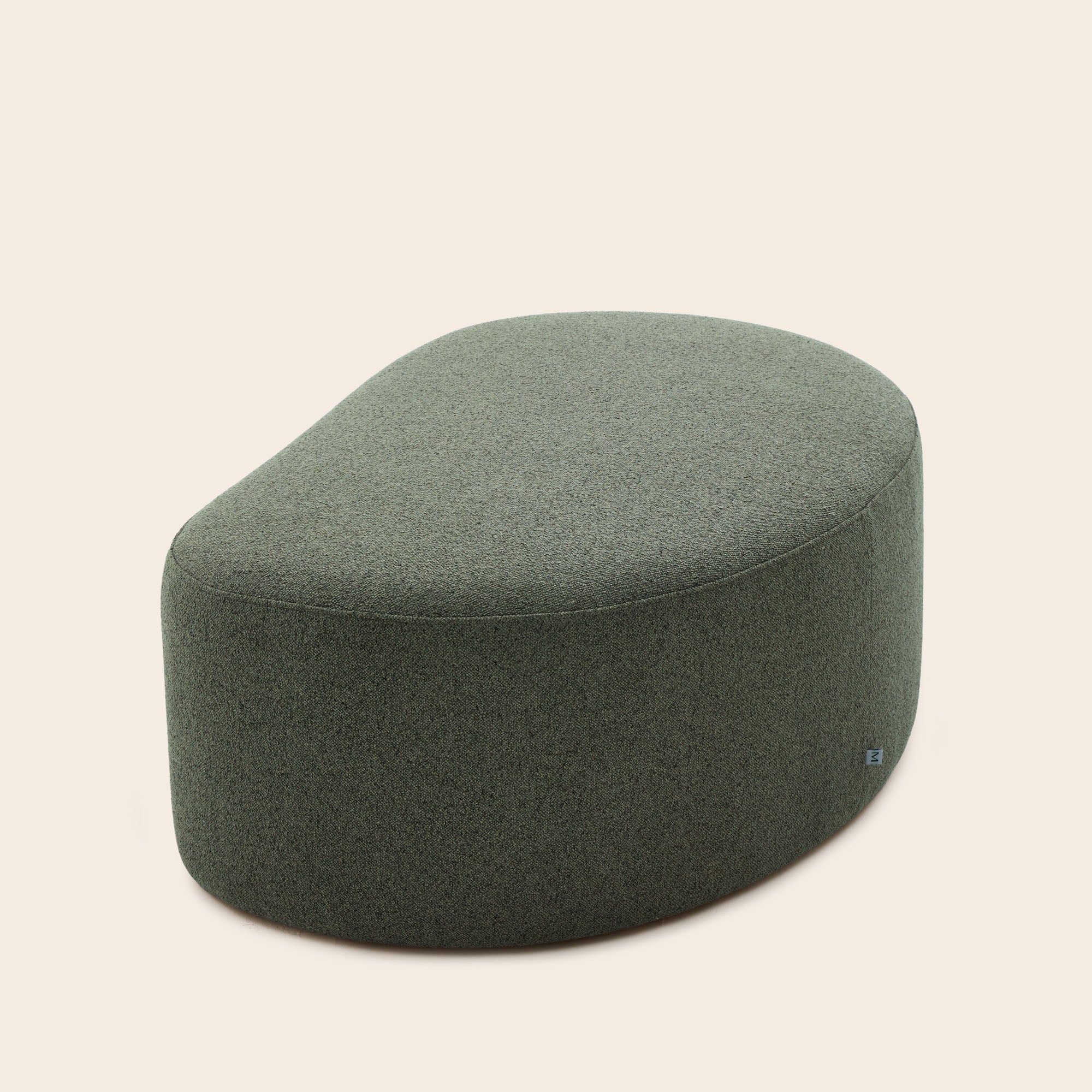 Pouf JULIKA glory vert forêt