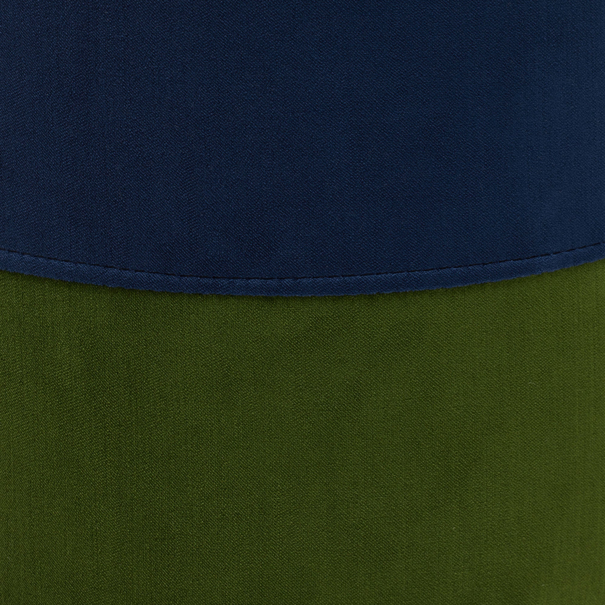 Pouf NOE blu notte e verde oliva