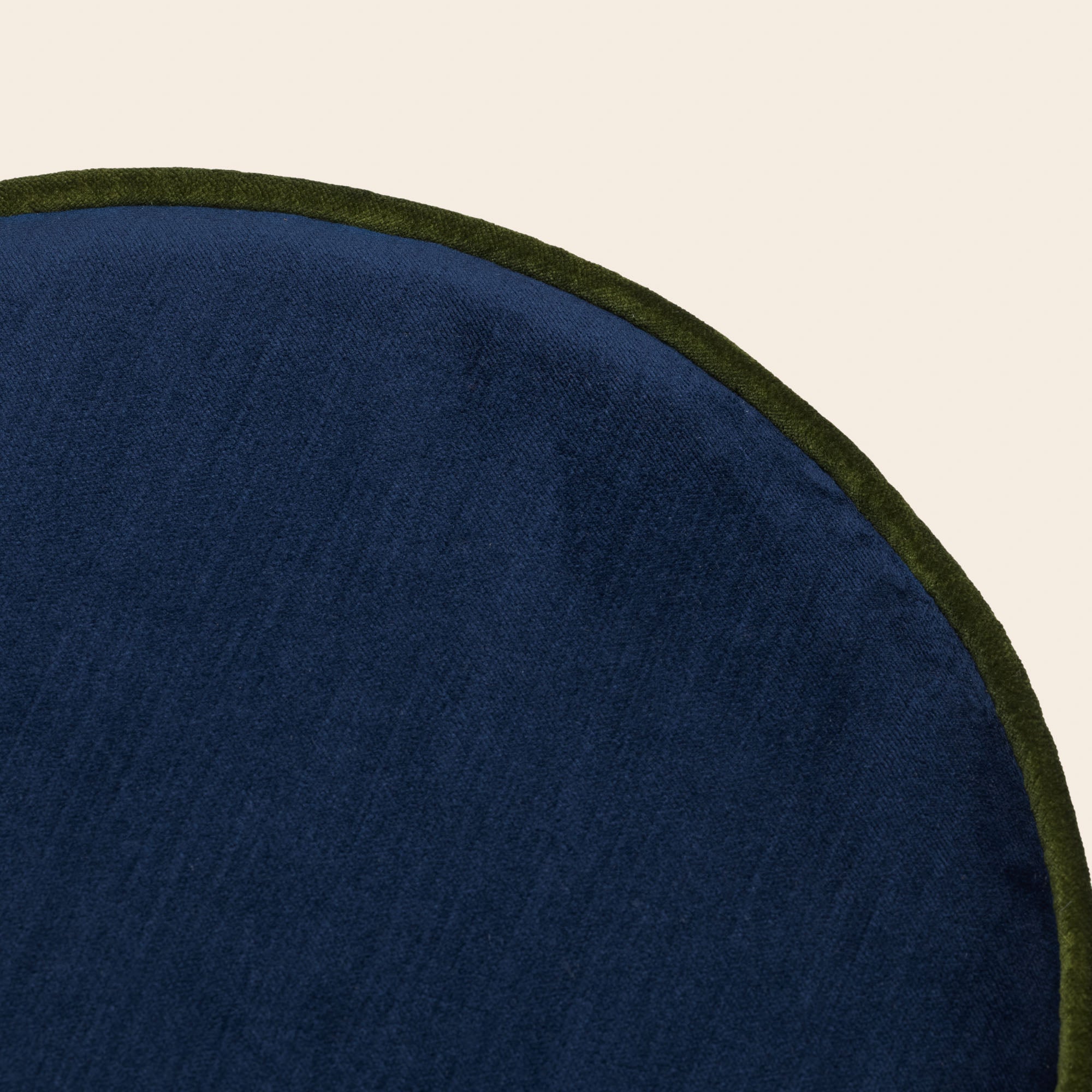 Pouf NOE blu notte e verde oliva